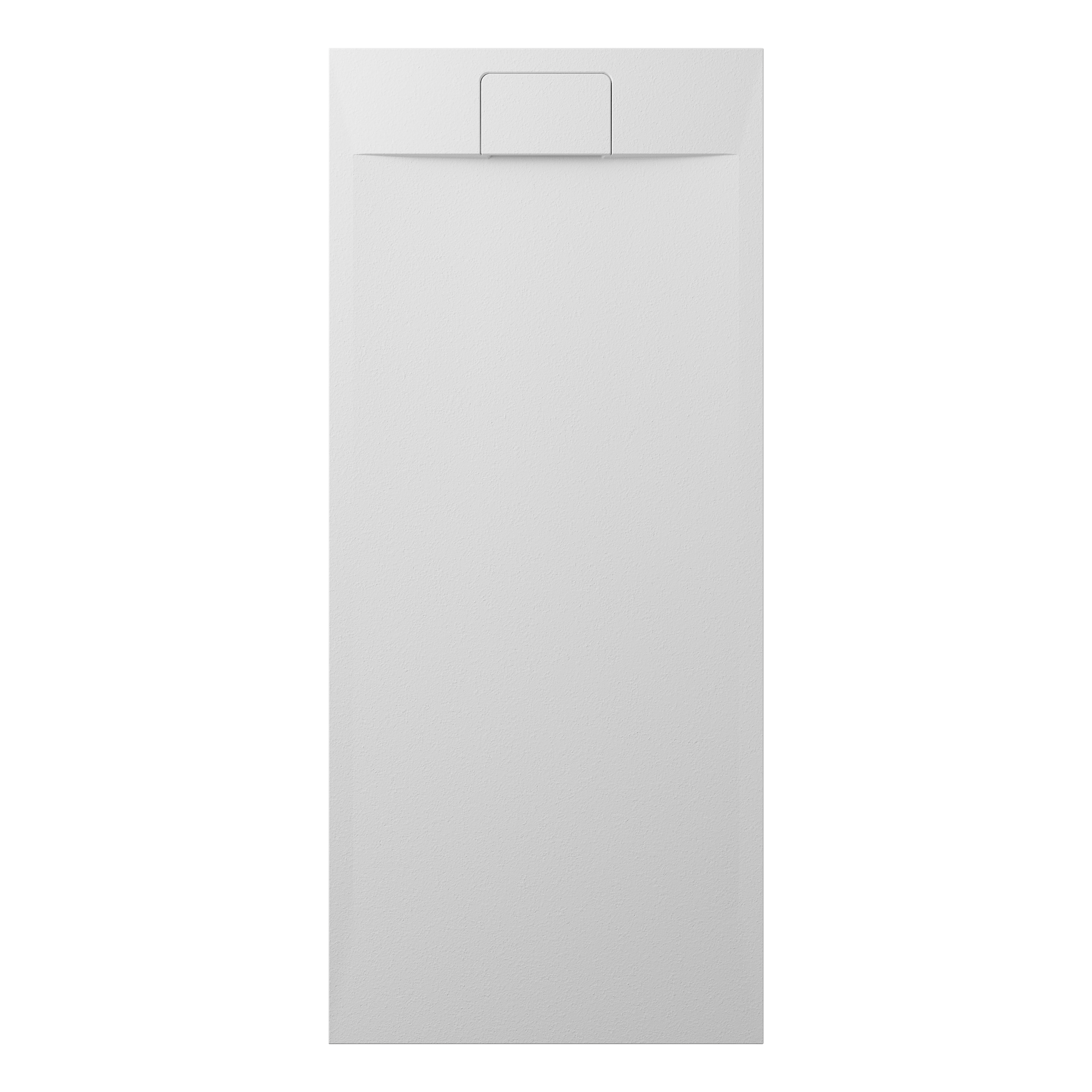 Receveur de douche extraplat, résine, blanc L.140 x l.80 cm, Neo - 5