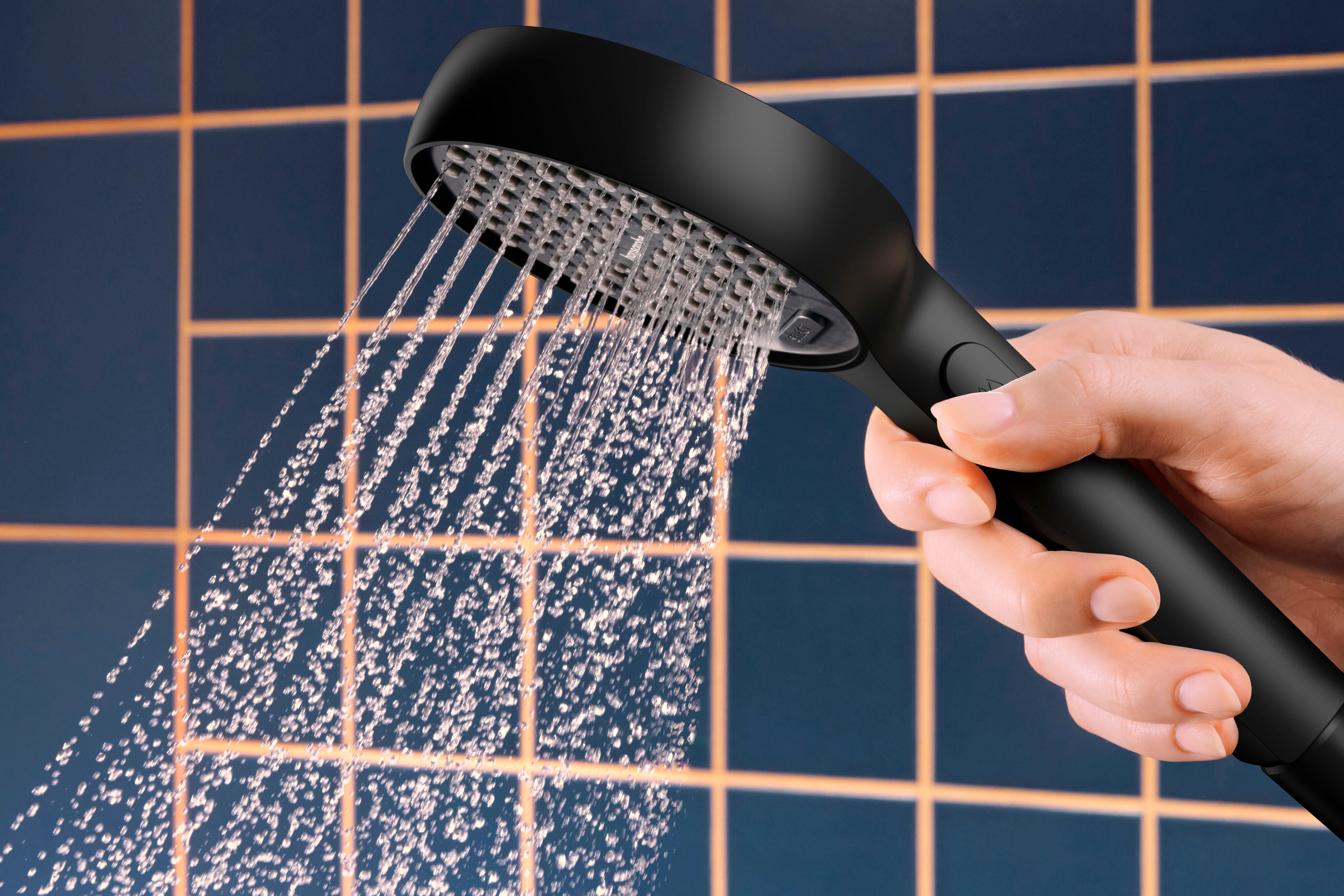 Pommeau de douche noir 2 jets Activera HANSGROHE - 3