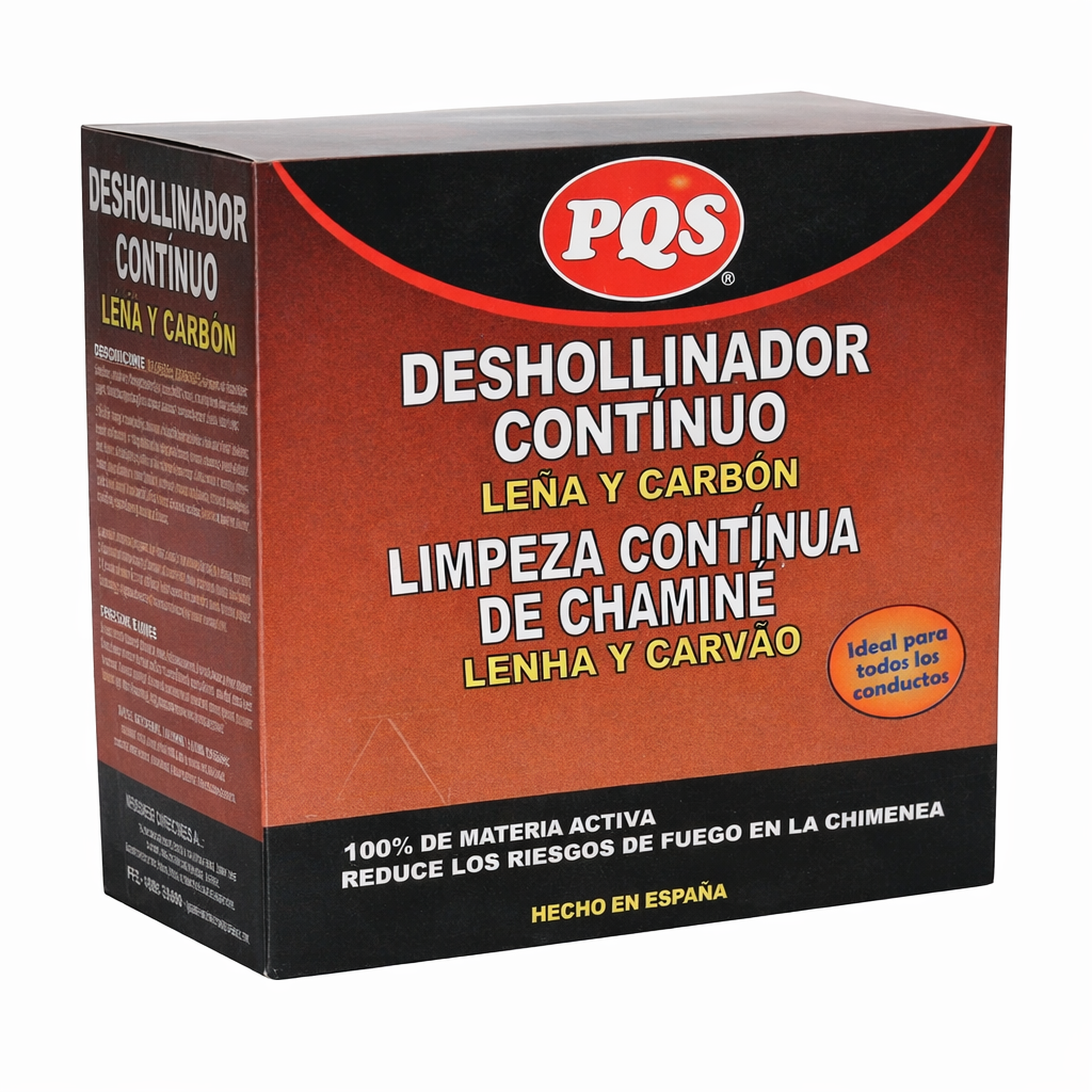 DESHOLLINADOR CONTINUO PARA MADERA Y CARBON 14 DOSIS DE 70 G - 2