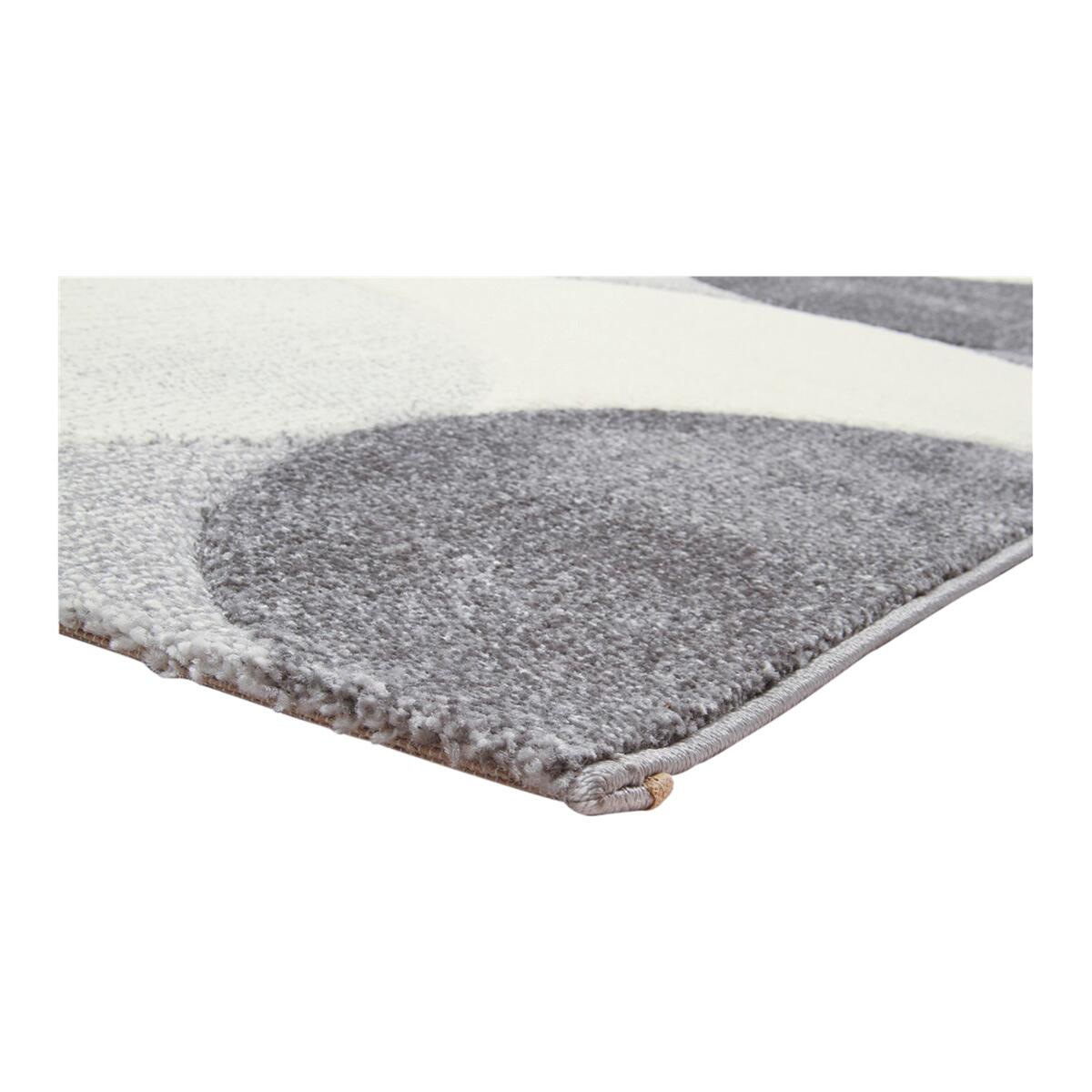 Tappeto Gioia Seventies geometrico grigio e rosso, L 190 x L 133 cm - 5