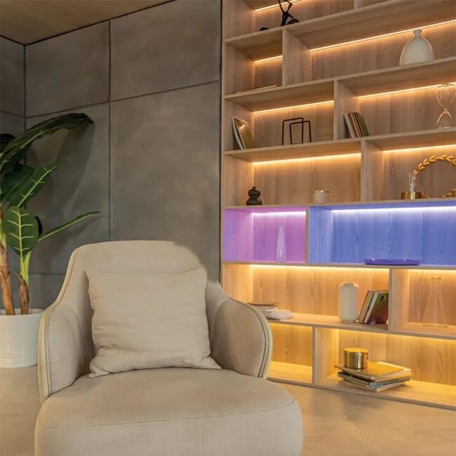 Tira LED con alimentación a pilas XANLITE IP20 apto para zonas secas 345 lm luz RGB 1 metros - 4