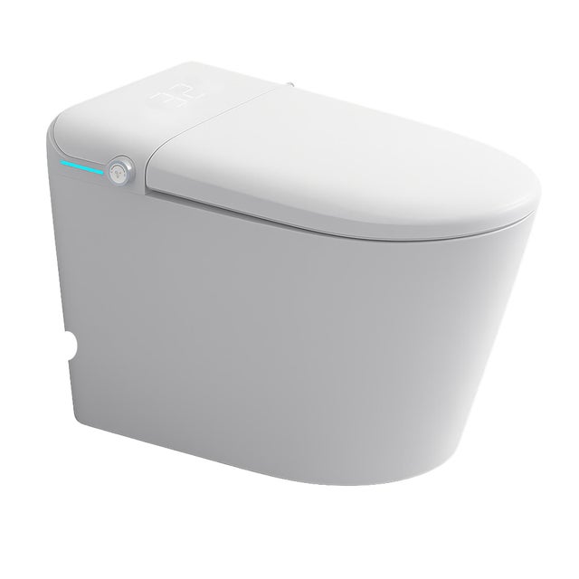 Inodoro Japonés ArteCristal Smart Arte Wash aroma in-tank color blanco con salida dual y cánula de limpieza automática y manual, higiene intima avanzada, función de secado y asiento calefactable