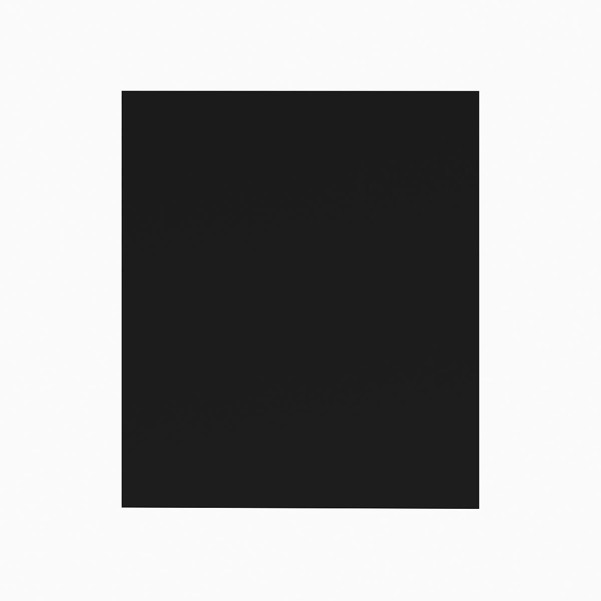 Fond de hotte Noir brillant L.60 x H.70 cm, Ep.4 mm - 2