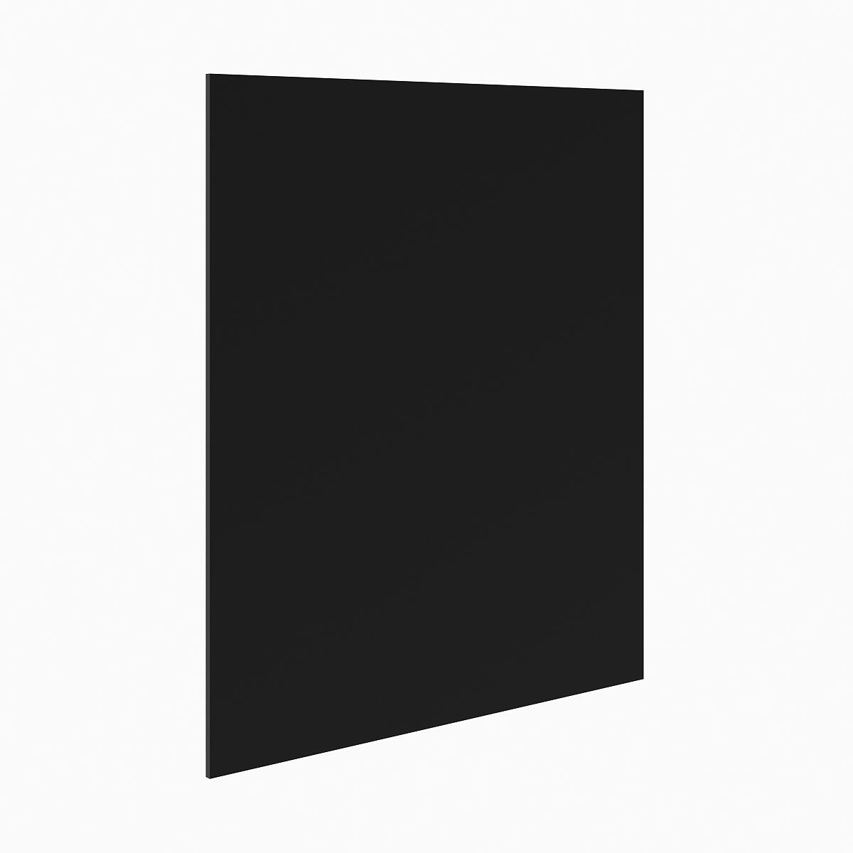 Fond de hotte Noir brillant L.60 x H.70 cm, Ep.4 mm - 4