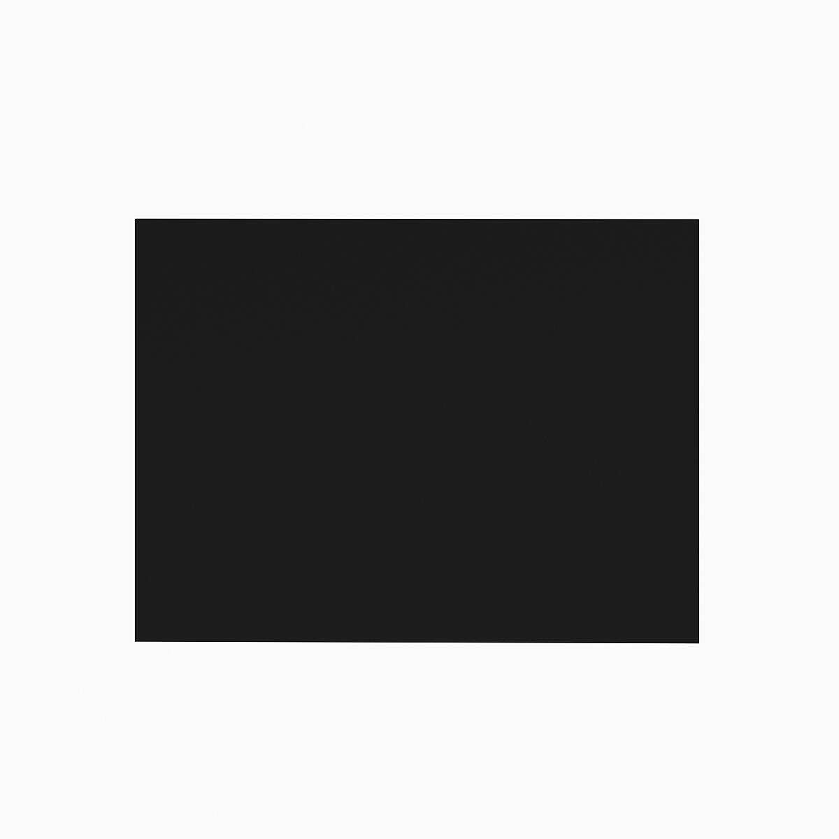 Fond de hotte Noir brillant L.60 x H.45 cm, Ep.4 mm - 3
