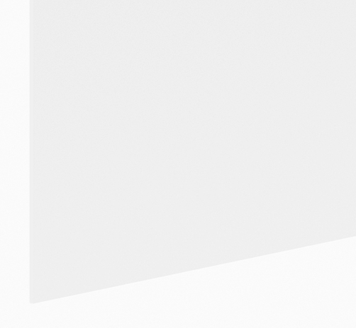 Fond de hotte Blanc brillant L.90 x H.70 cm, Ep.4 mm - 2