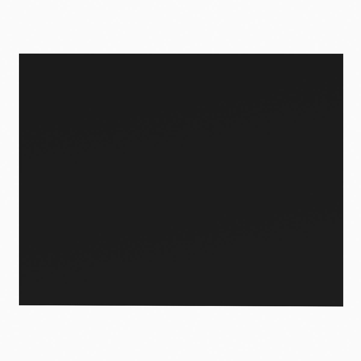 Fond de hotte Noir brillant L.90 x H.70 cm, Ep.4 mm - 3