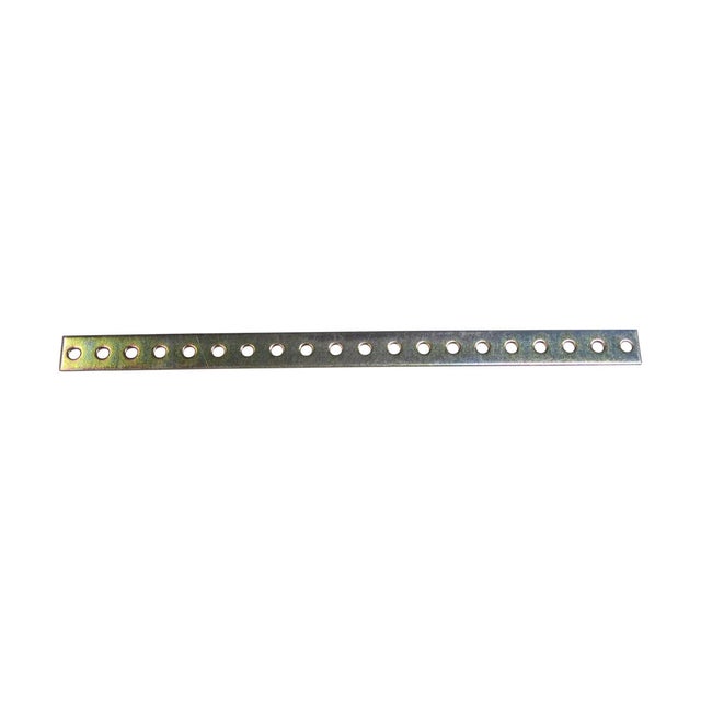 Piastra dritta STANDERS in acciaio zincato bronzo L 300 x H 20 X Sp 2 mm