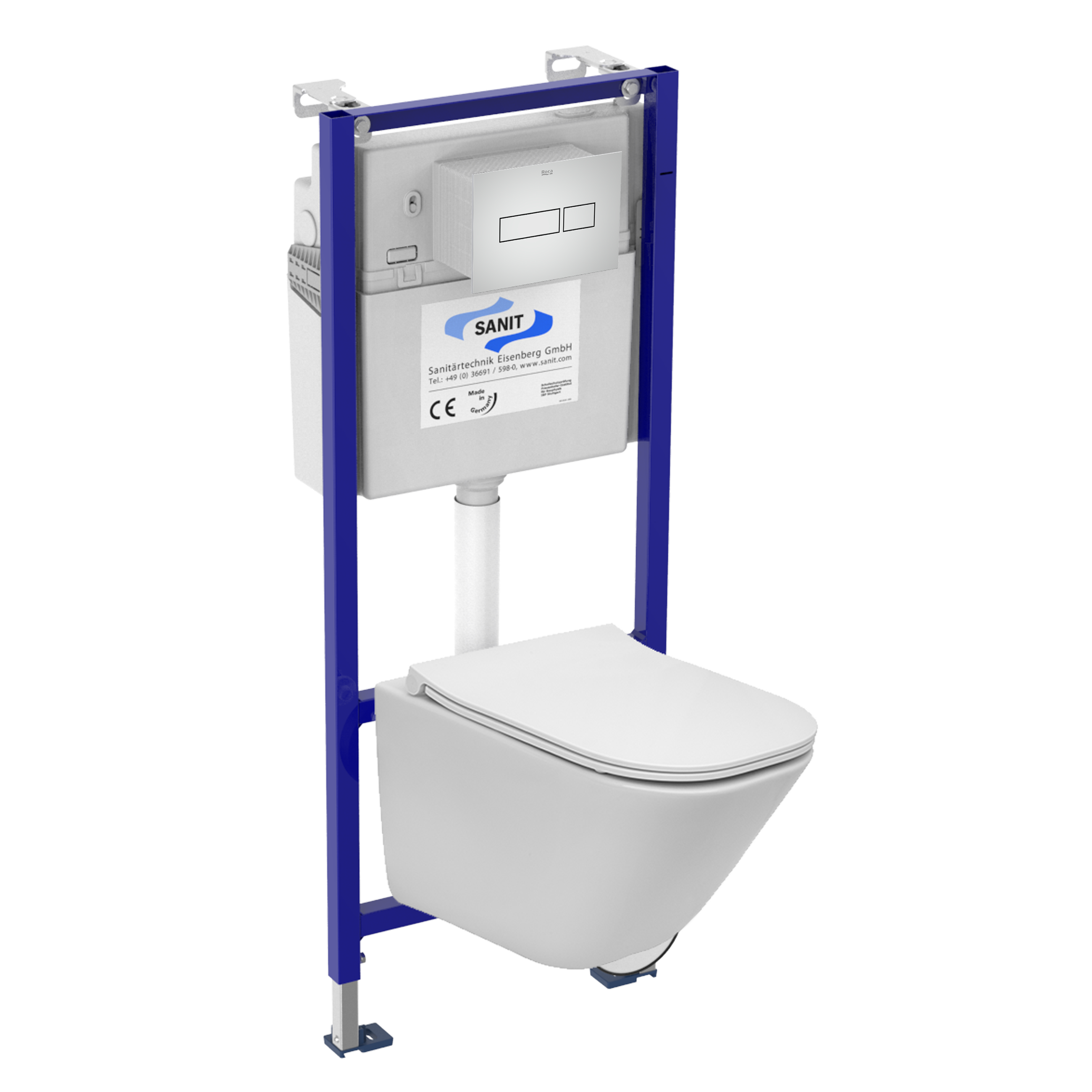 Zestaw podtynkowy Cassandra stelaż miska WC przycisk chrom Roca