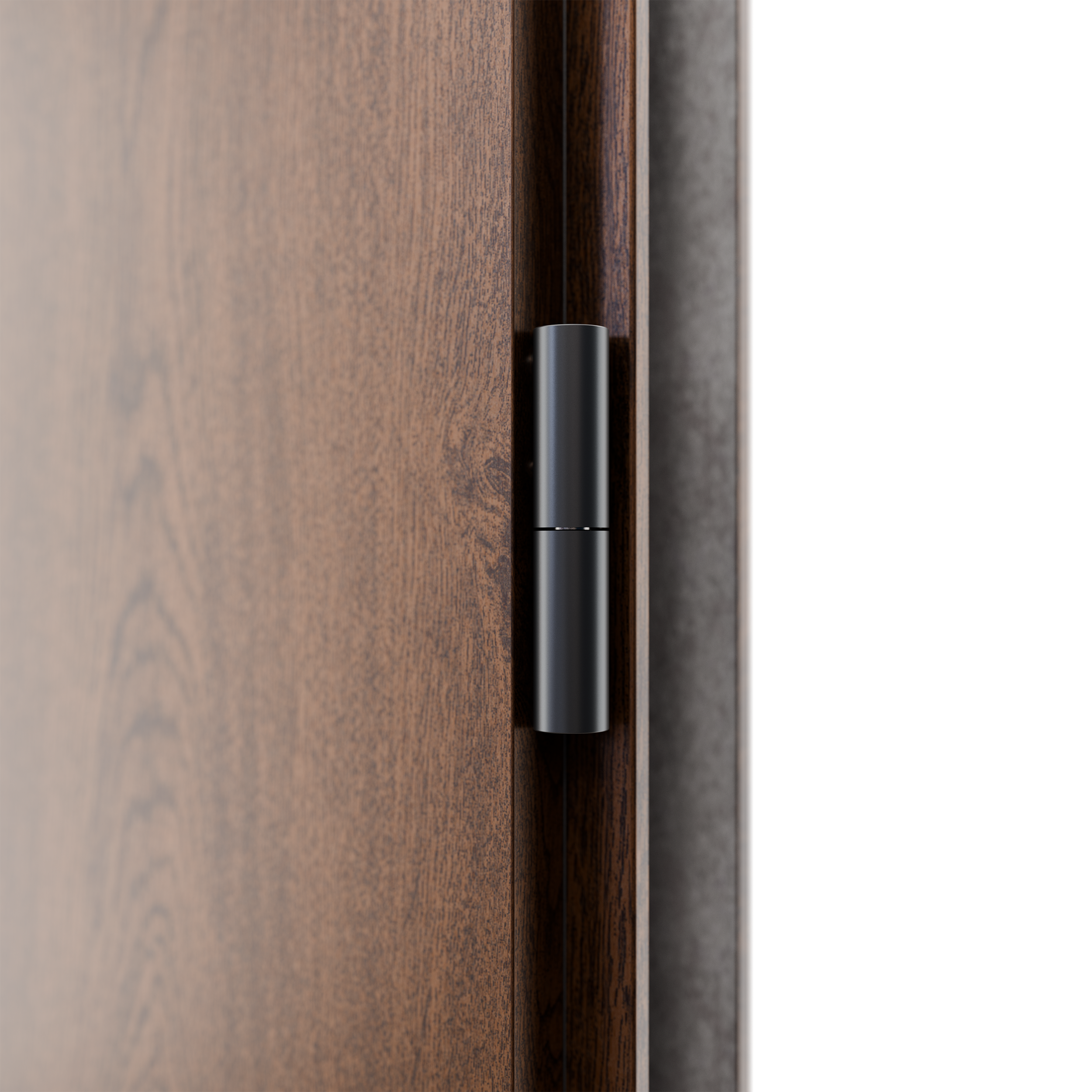 Drzwi zewnętrzne stalowe wejściowe 80 prawe Cortina orzechowe - 5