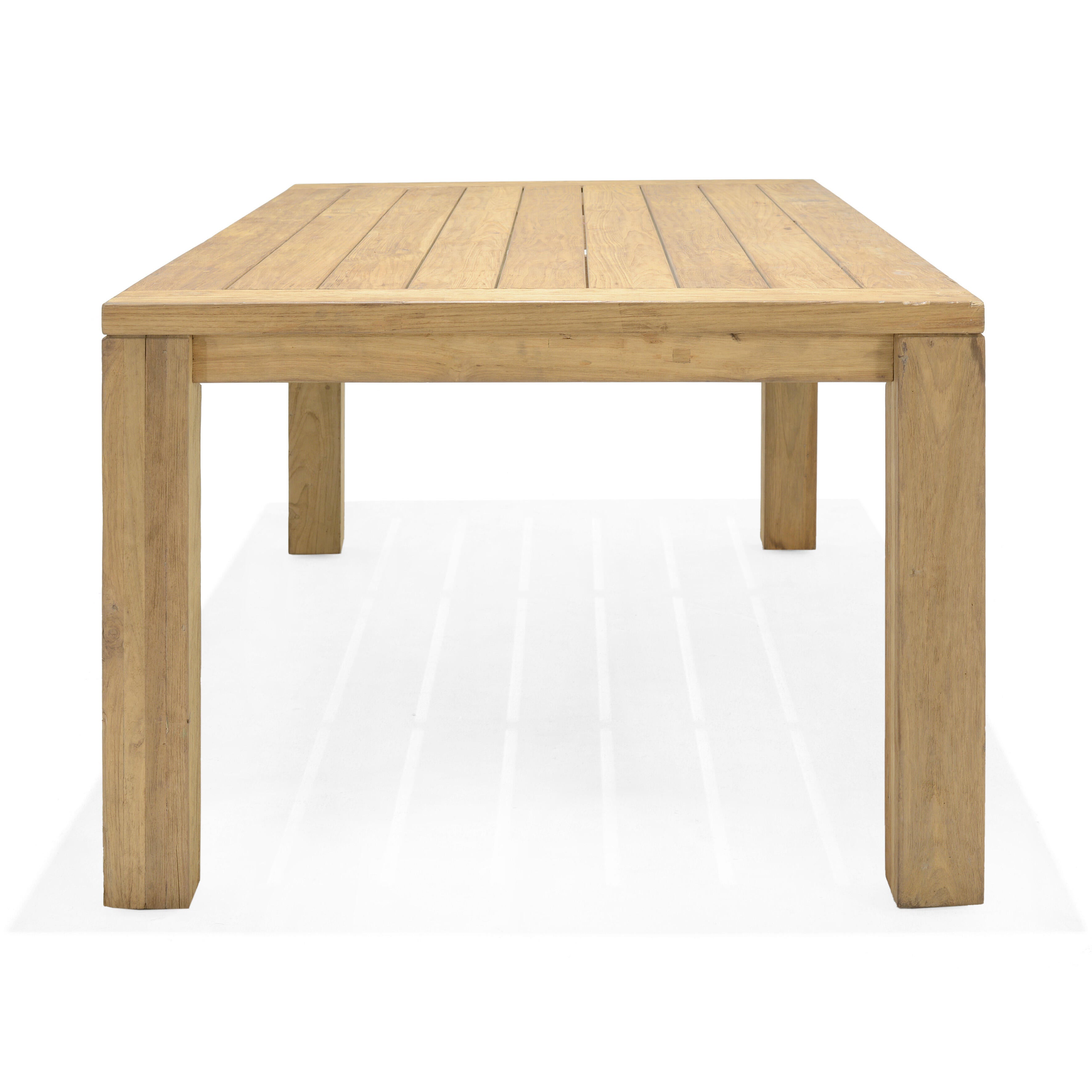 Conjunto de jardín de madera de teca y aluminio Jambi Portals de 6 plazas plazas
 - 4