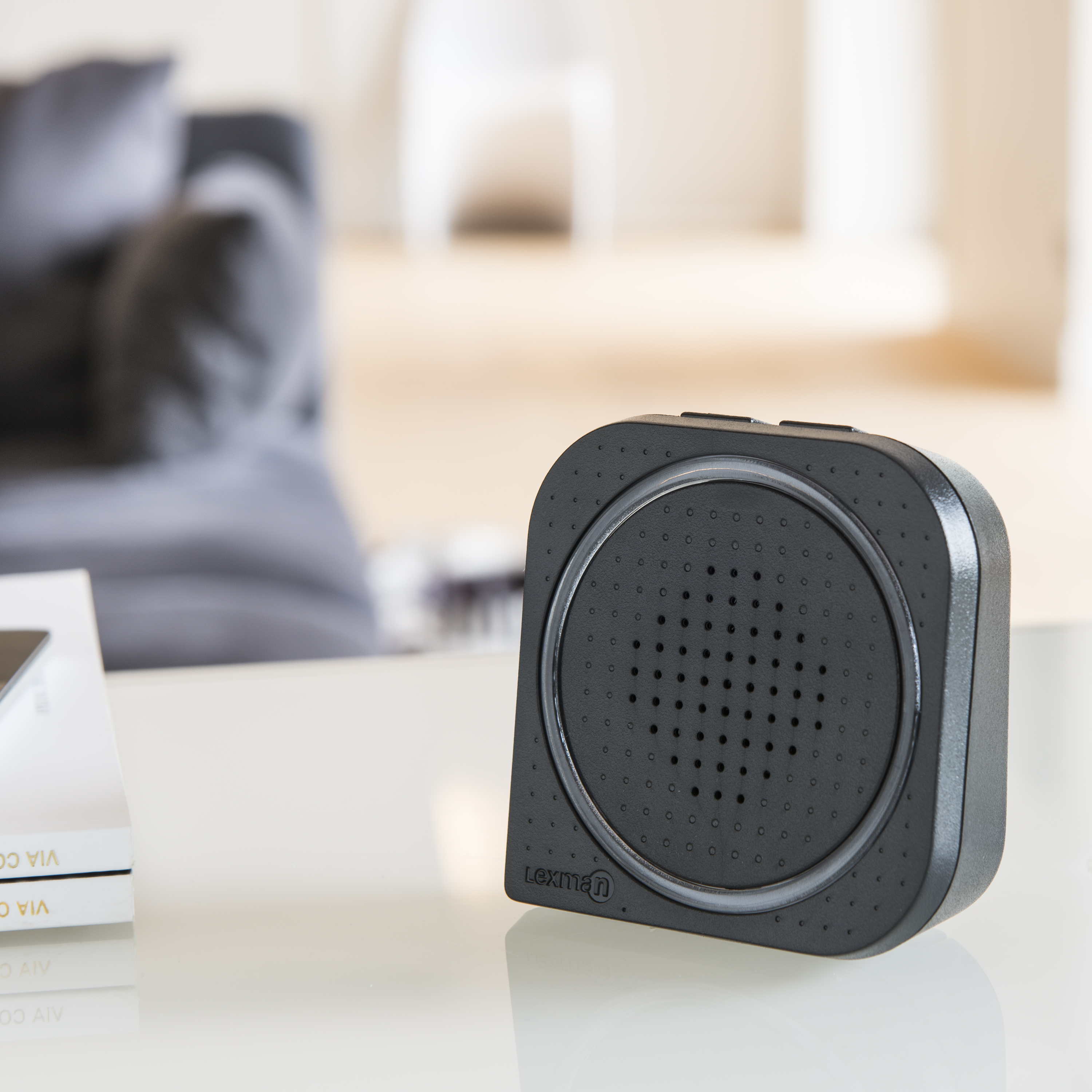 Sonnette sans fil LEXMAN flash et vibreur D05, noir - 5