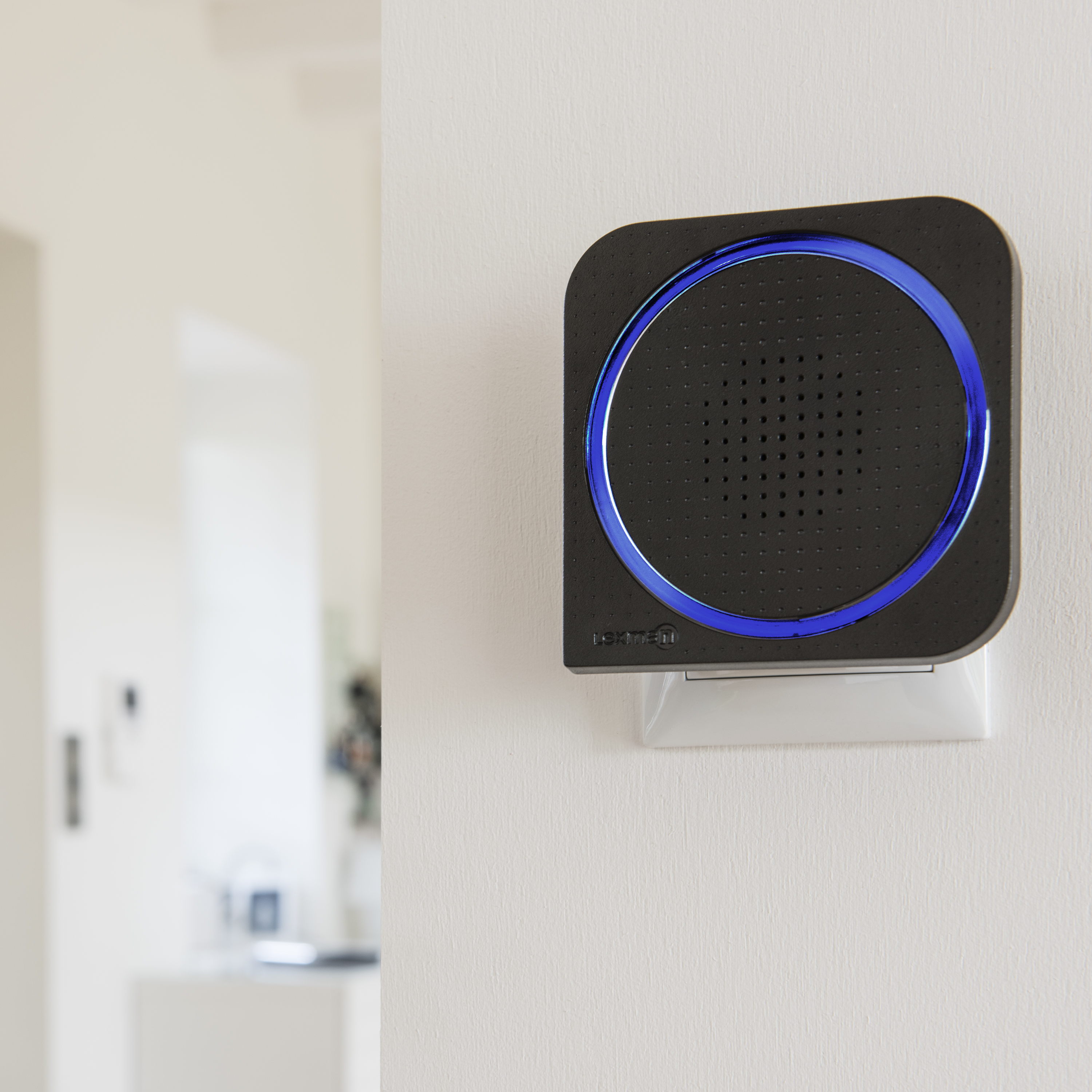 Sonnette sans fil LEXMAN enfichable et flash D03, noir - 5