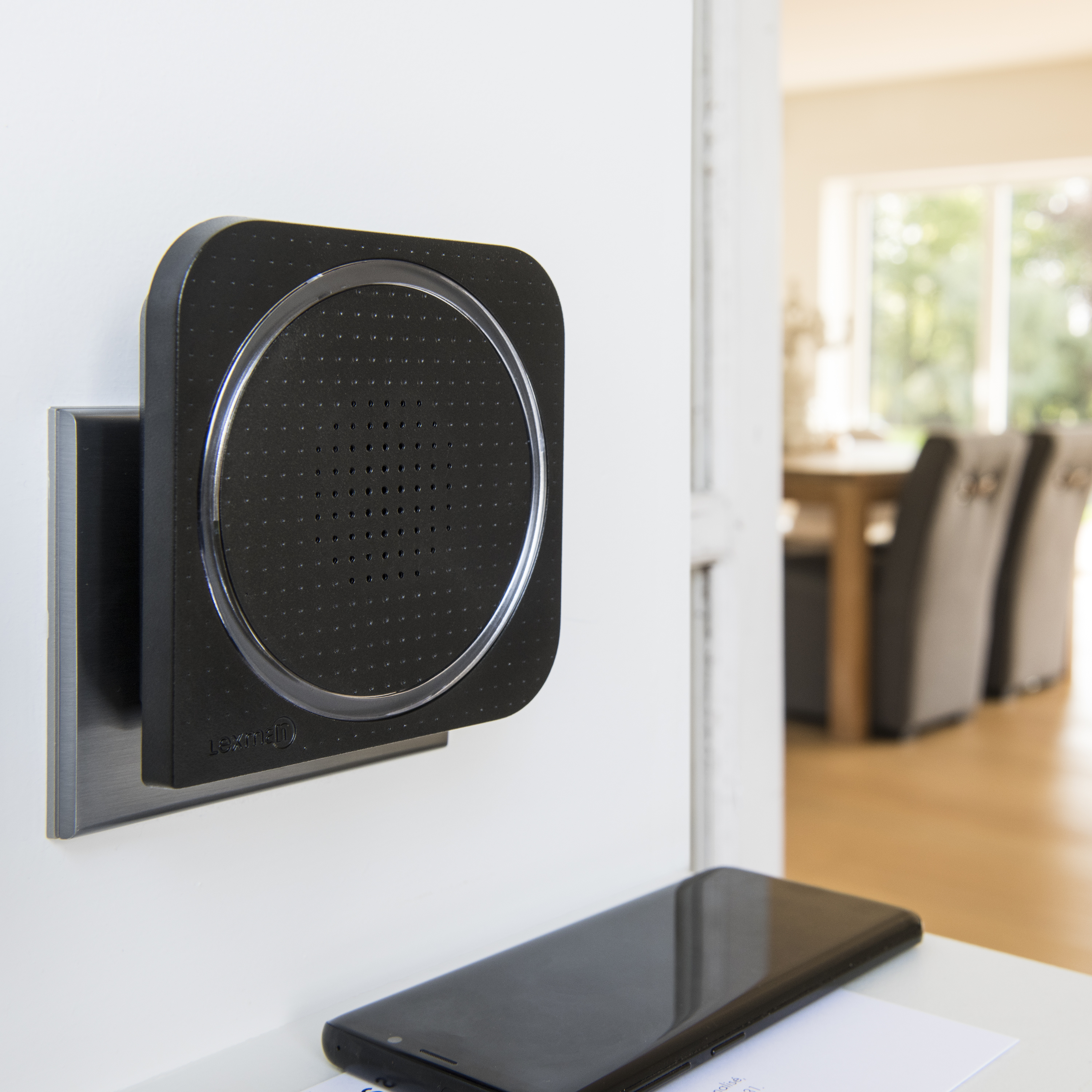 Sonnette sans fil LEXMAN enfichable et flash D03, noir - 3