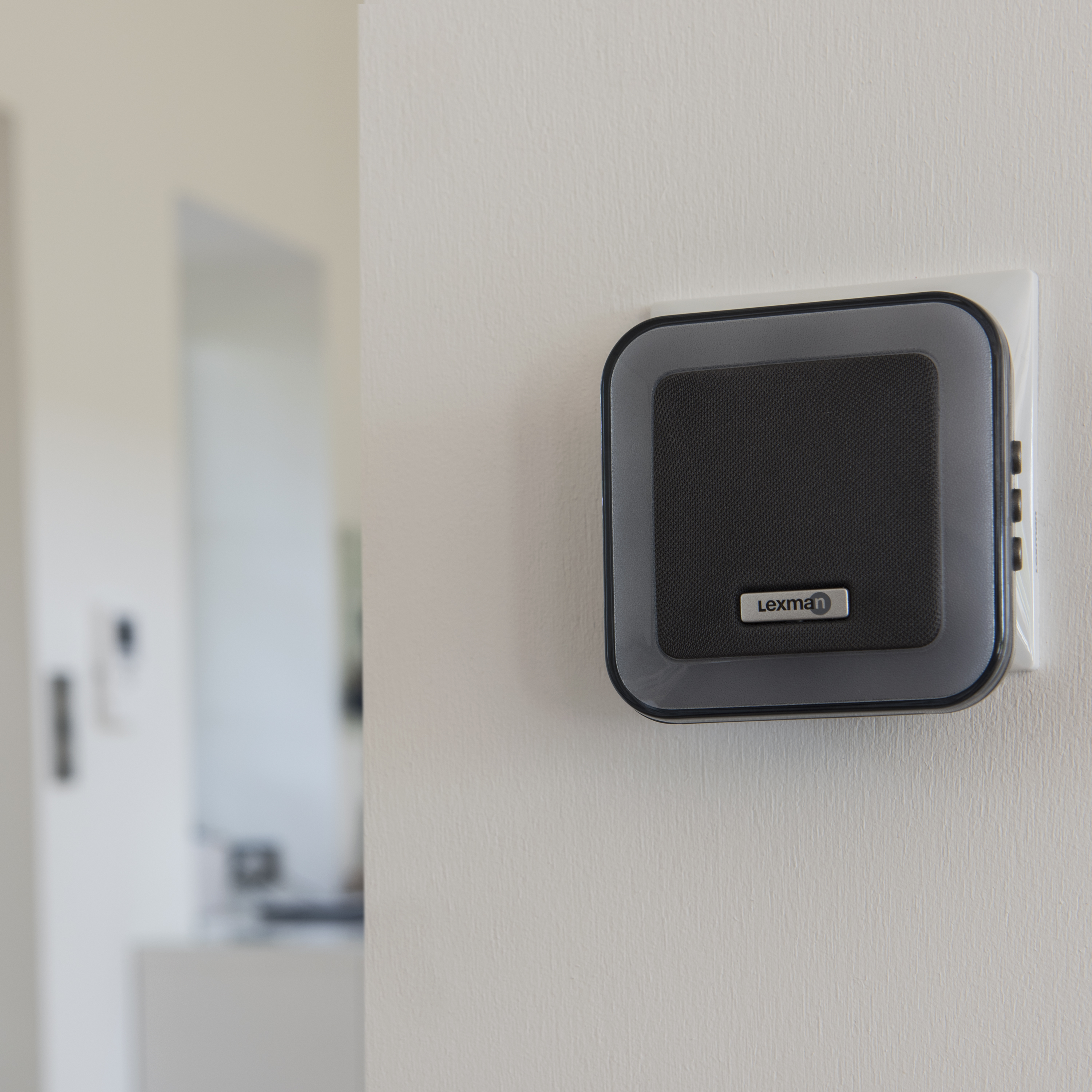 Carillon sans fil D13 LEXMAN, gris / argent - 3