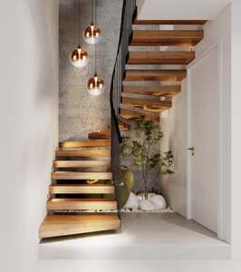 Suspension Alchemy, acier, doré, Diam.16 cm LED - 2