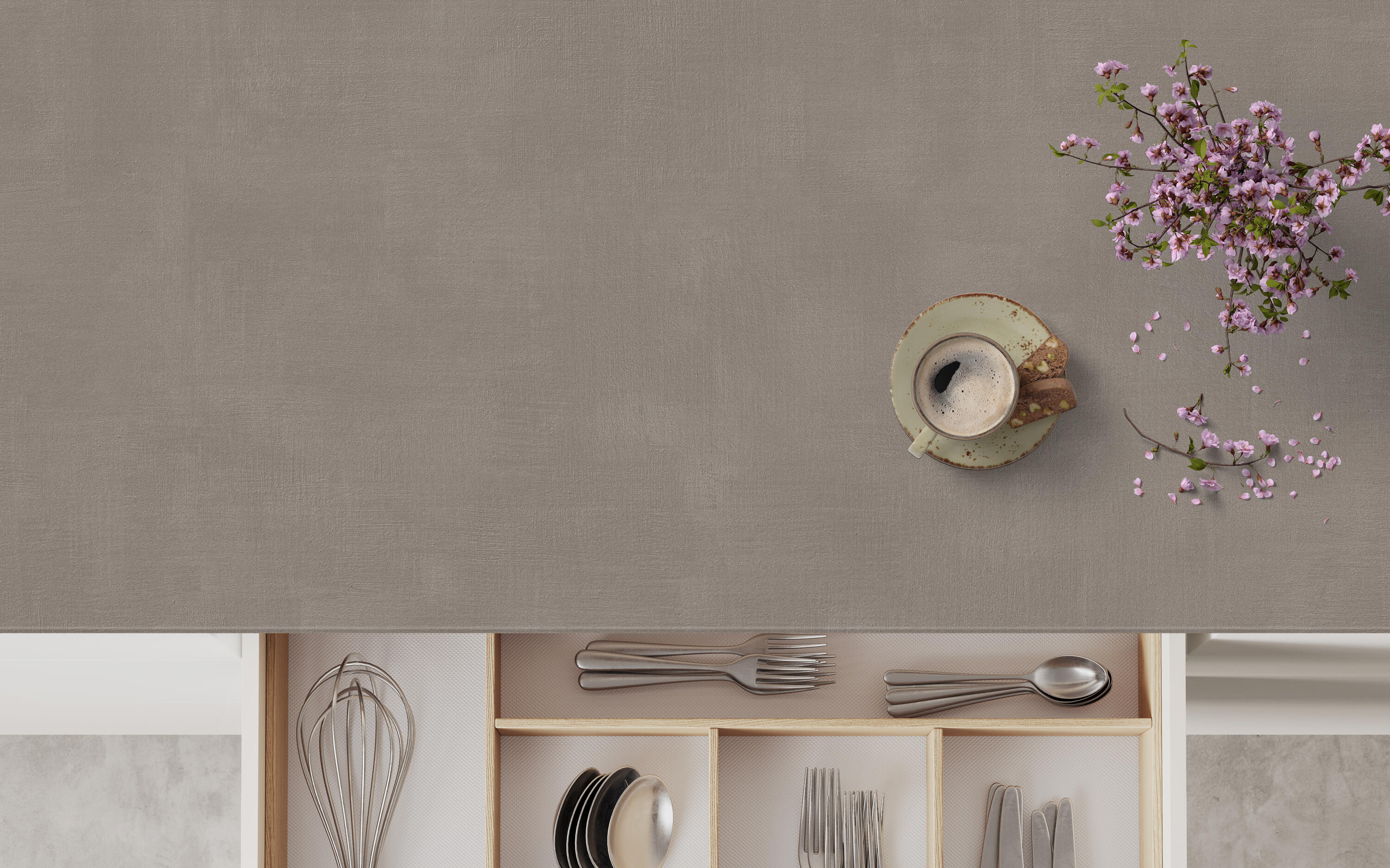 Encimera de cocina laminada compacta Tokyo Atacama 244x63 cm espesor 13mm - 3