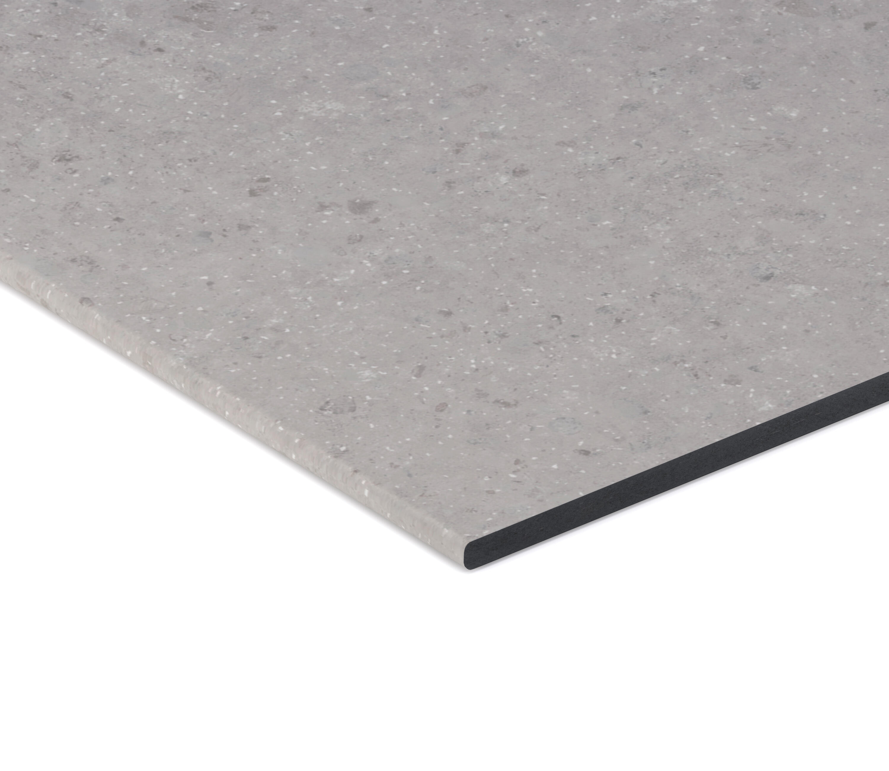 Finsa  Encimera De Cocina Laminada Compacta Hudson 244X63 Cm Espesor 13Mm Gris , Leroy Merlin