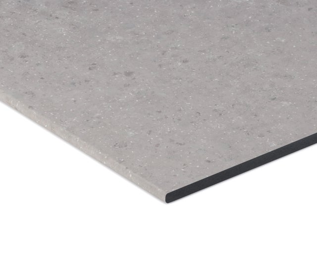 Encimera de cocina laminada compacta Hudson gris 244x63 cm espesor 13mm