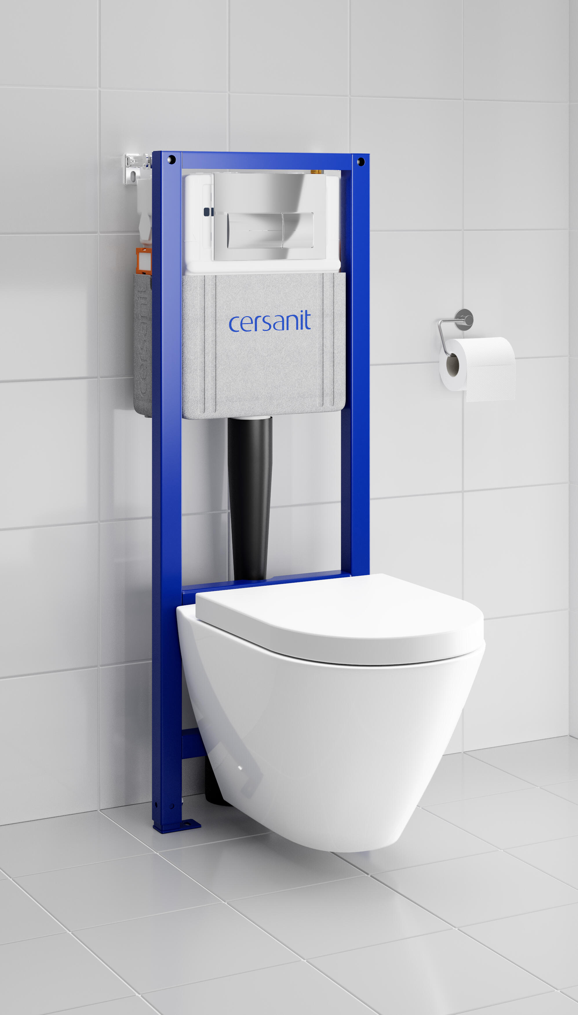 Zestaw podtynkowy WC Selva bezkołnierzowy Cersanit - 2