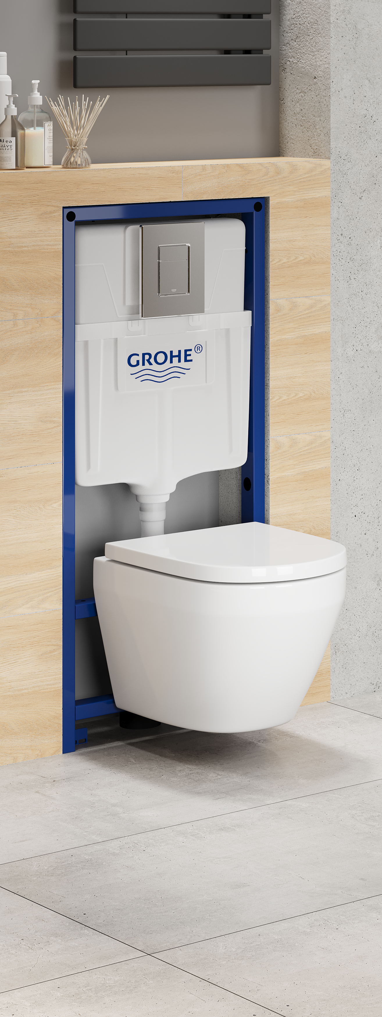 Przycisk spłukujący do stelaża Even 2 chromowany Grohe - 2