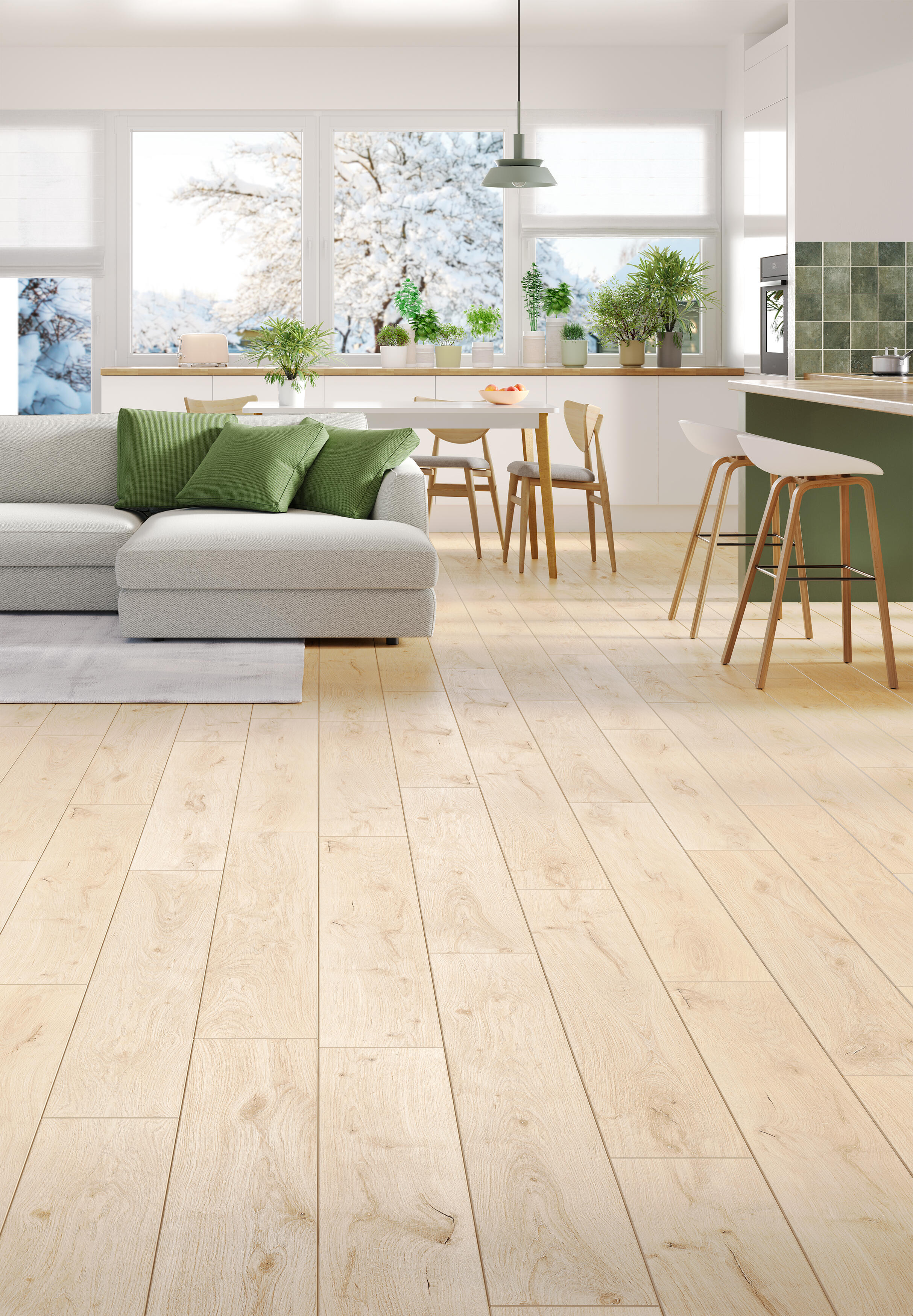 Panele podłogowe laminowane wodoodporne AC5 8 mm Artens Foligno - 3