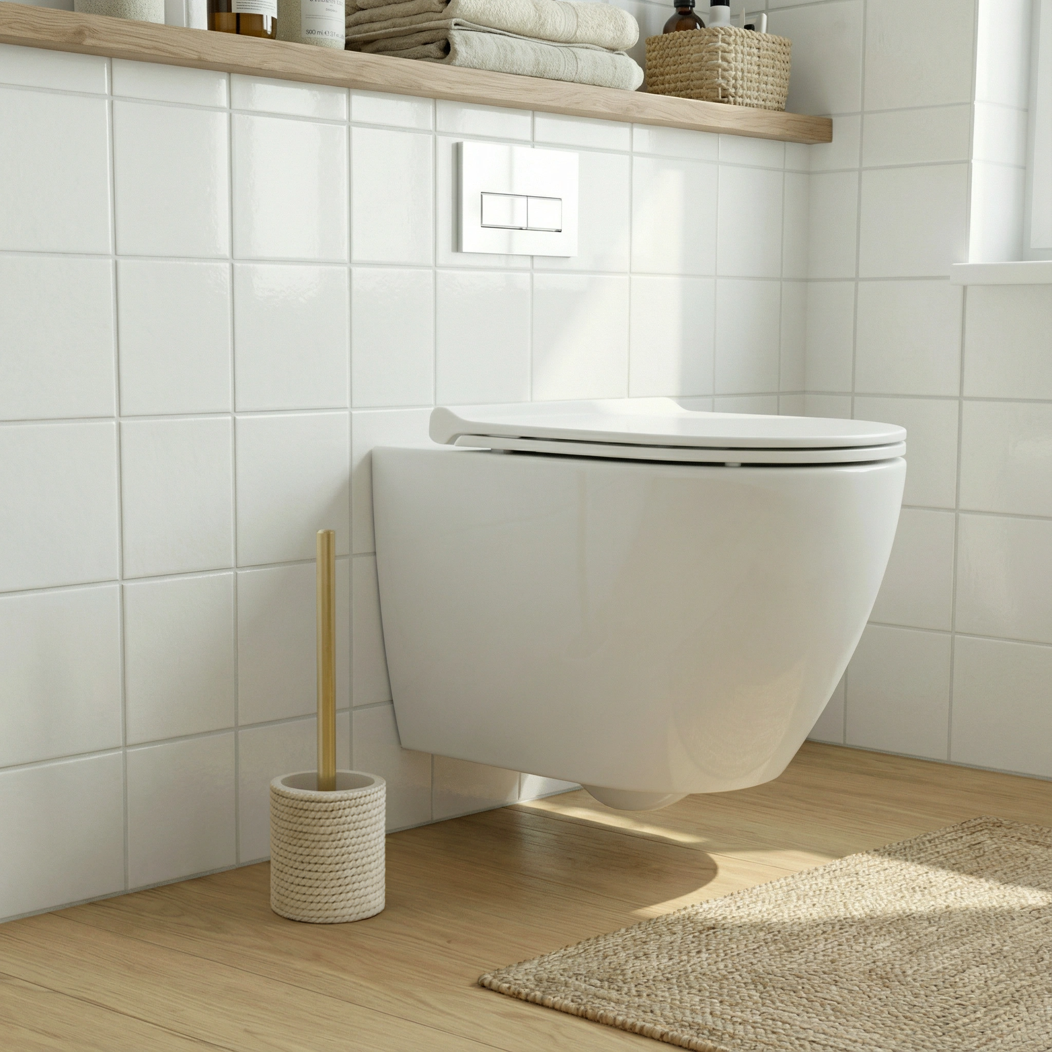 Escobillero Trenzo beige mate - 4