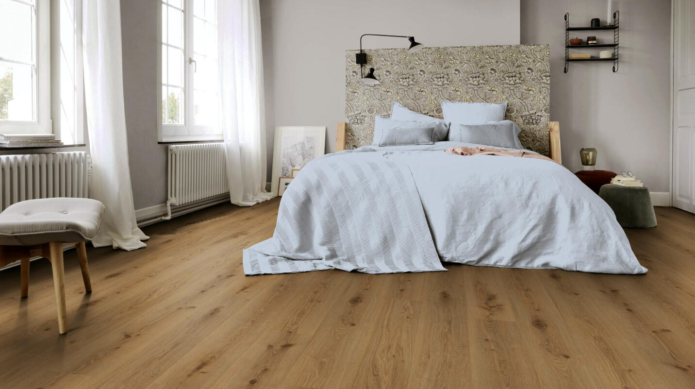 Pavimento vinílico SPC click flutuante Primary intenso extremo Tarkett 5 mm com base NAT375 - 9