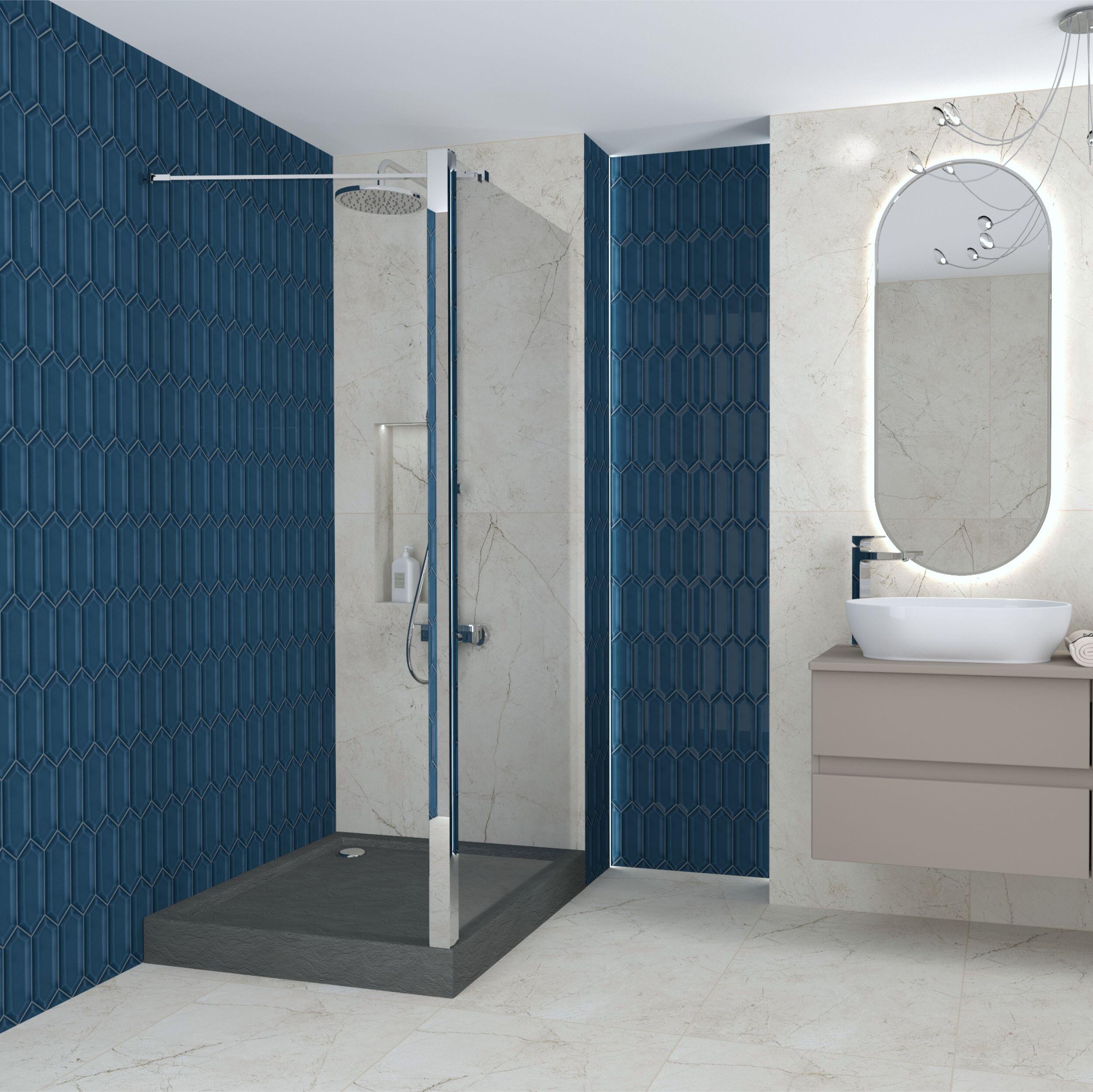 Brodzik Zintegrowany Kwadratowy Sensea Frigo 90 x 90 x 12 cm Szary Kamień - 4