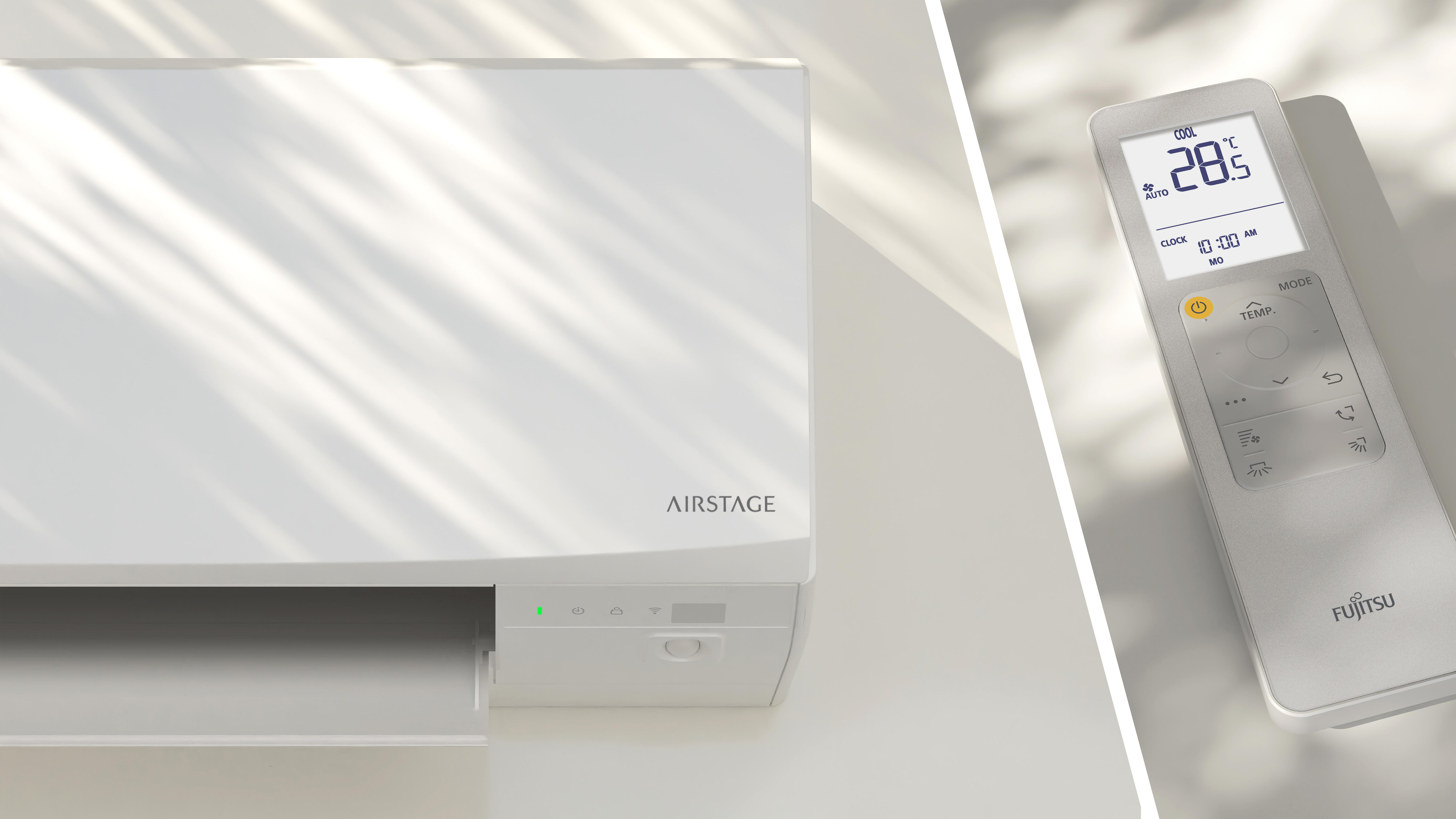 Aire acondicionado split 1x1 FUJITSU ASY35-KJ A+++ 3010fg WIFI blanco ...