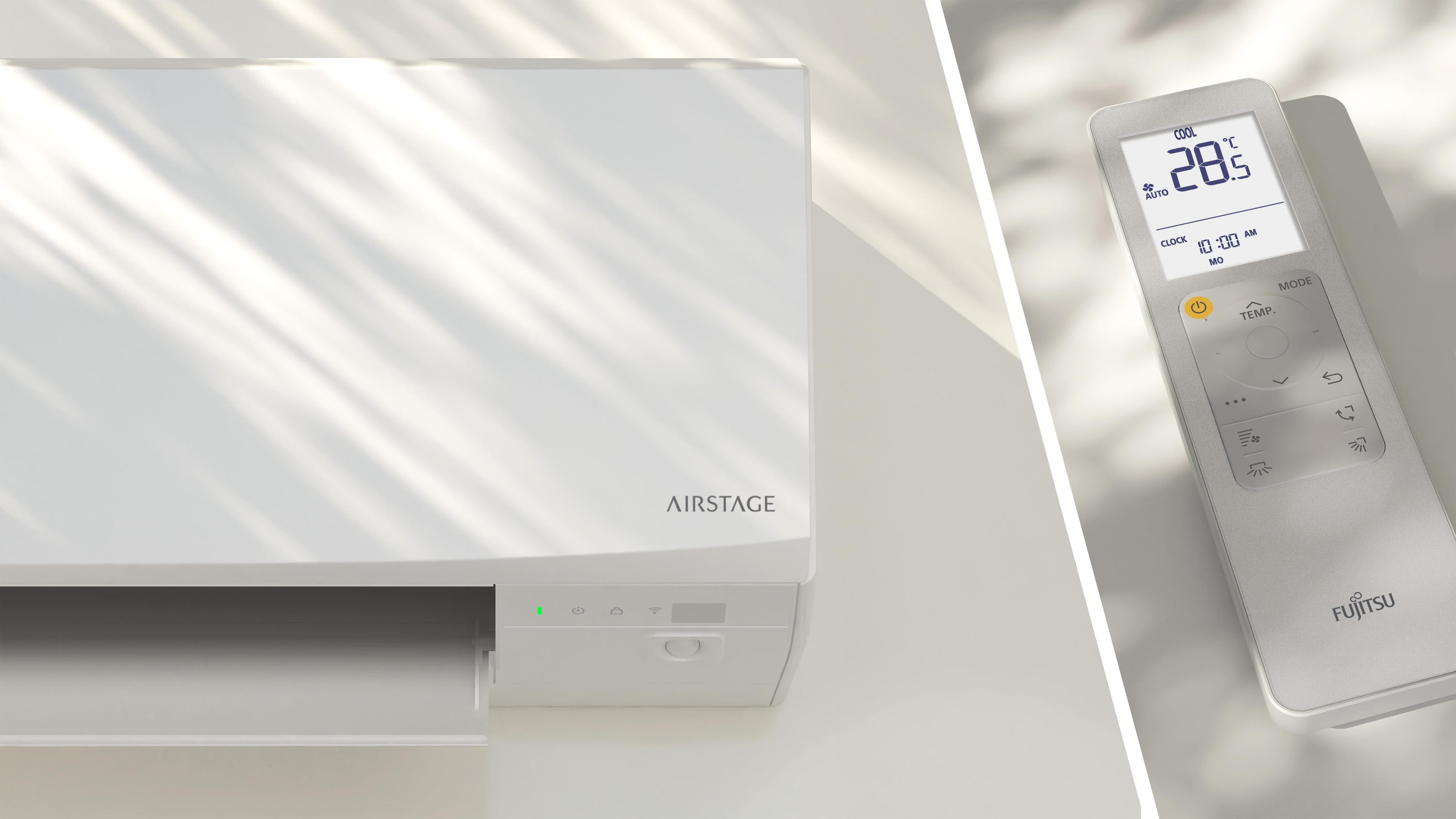 Aire acondicionado split 1x1 FUJITSU ASY35-KJ A+++ 3010fg WIFI blanco ...