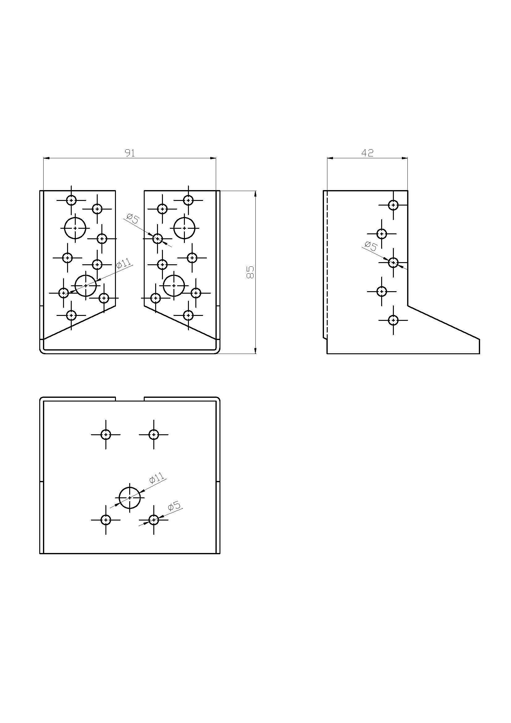 Supporto per palo STANDERS in acciaio L 9 cm - 2