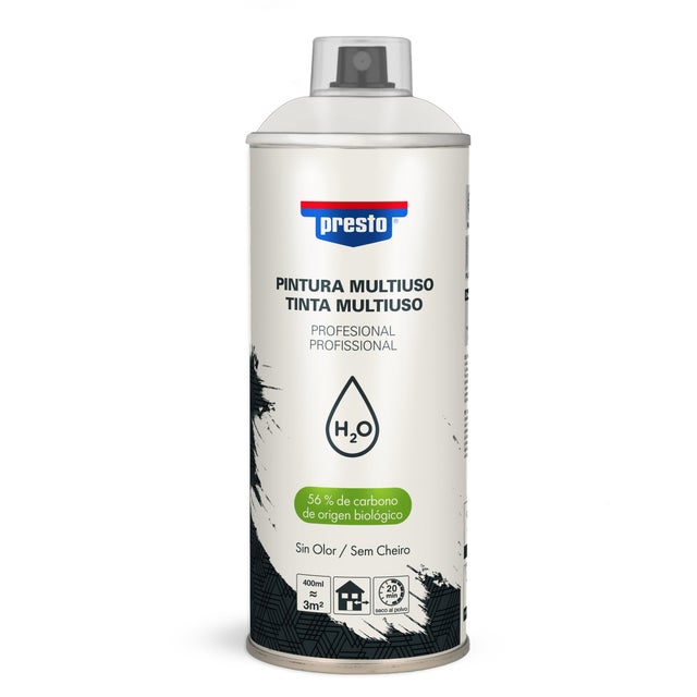 ESPRAY PINTURA AL AGUA MATE 400ML BLANCO