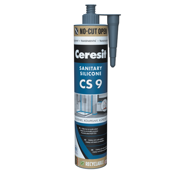 Silikon sanitarny CS9 280 ml Bezbarwny Ceresit