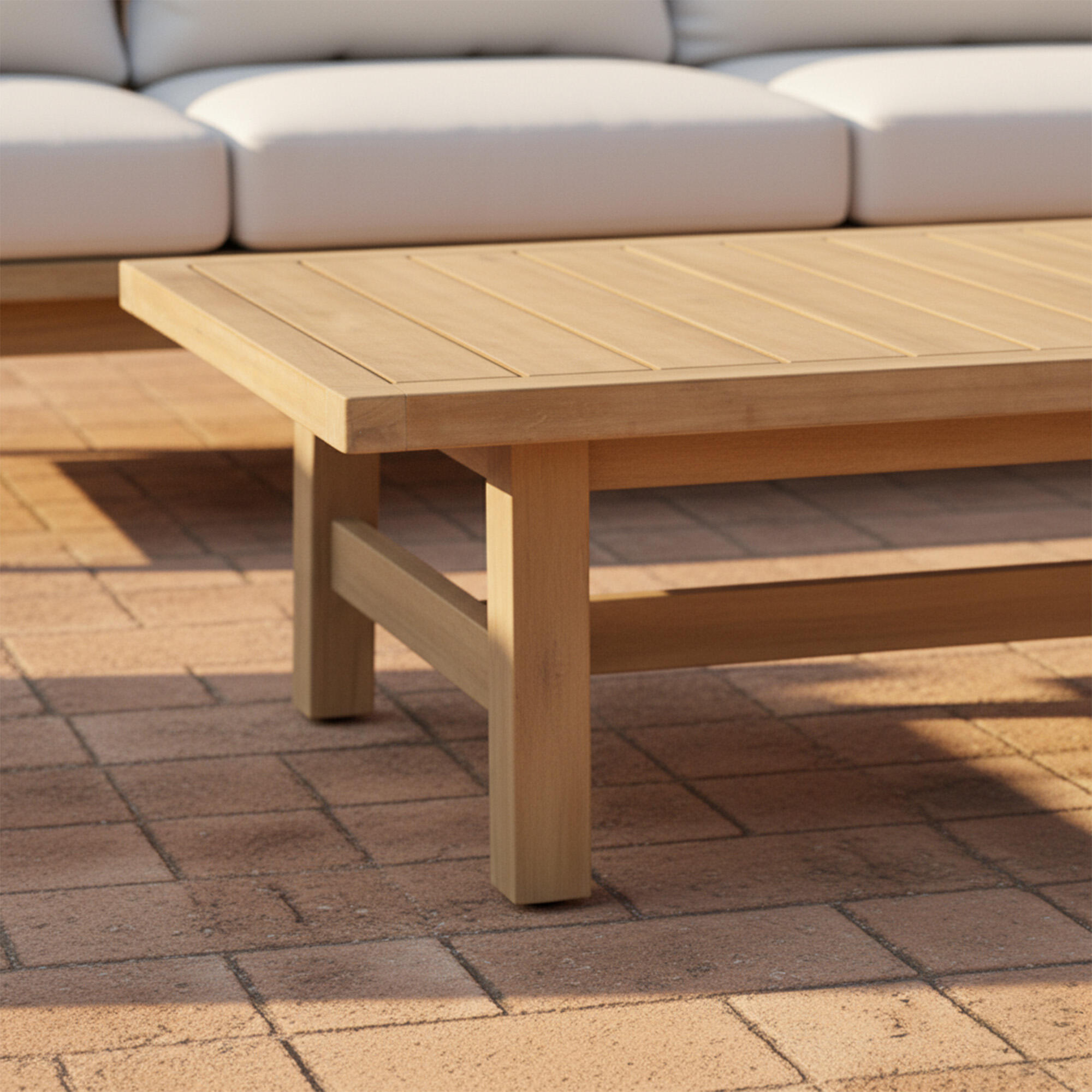 Conjunto de jardín Siena de acacia 5 plazas - 10