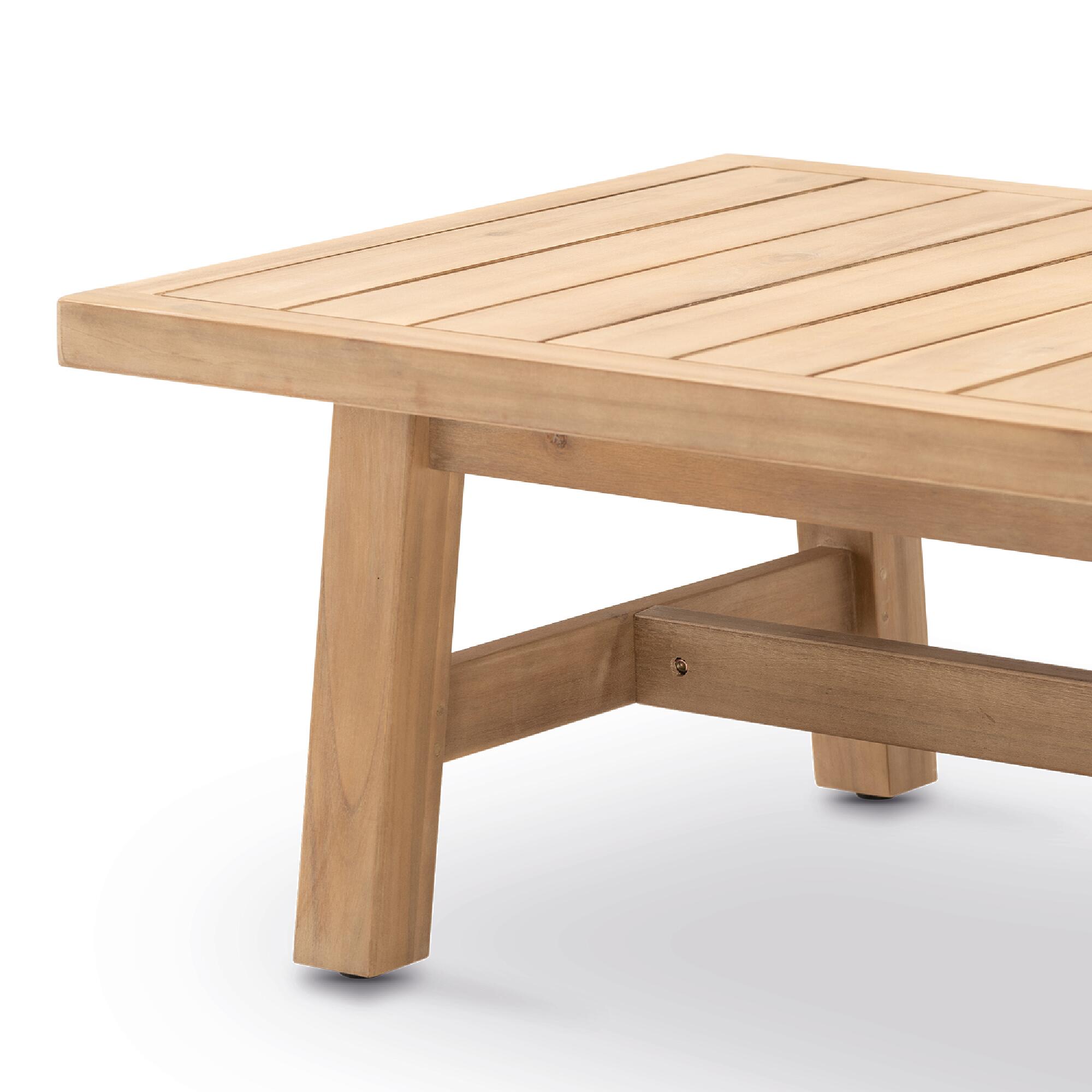 Conjunto de jardín Siena de acacia 5 plazas - 5