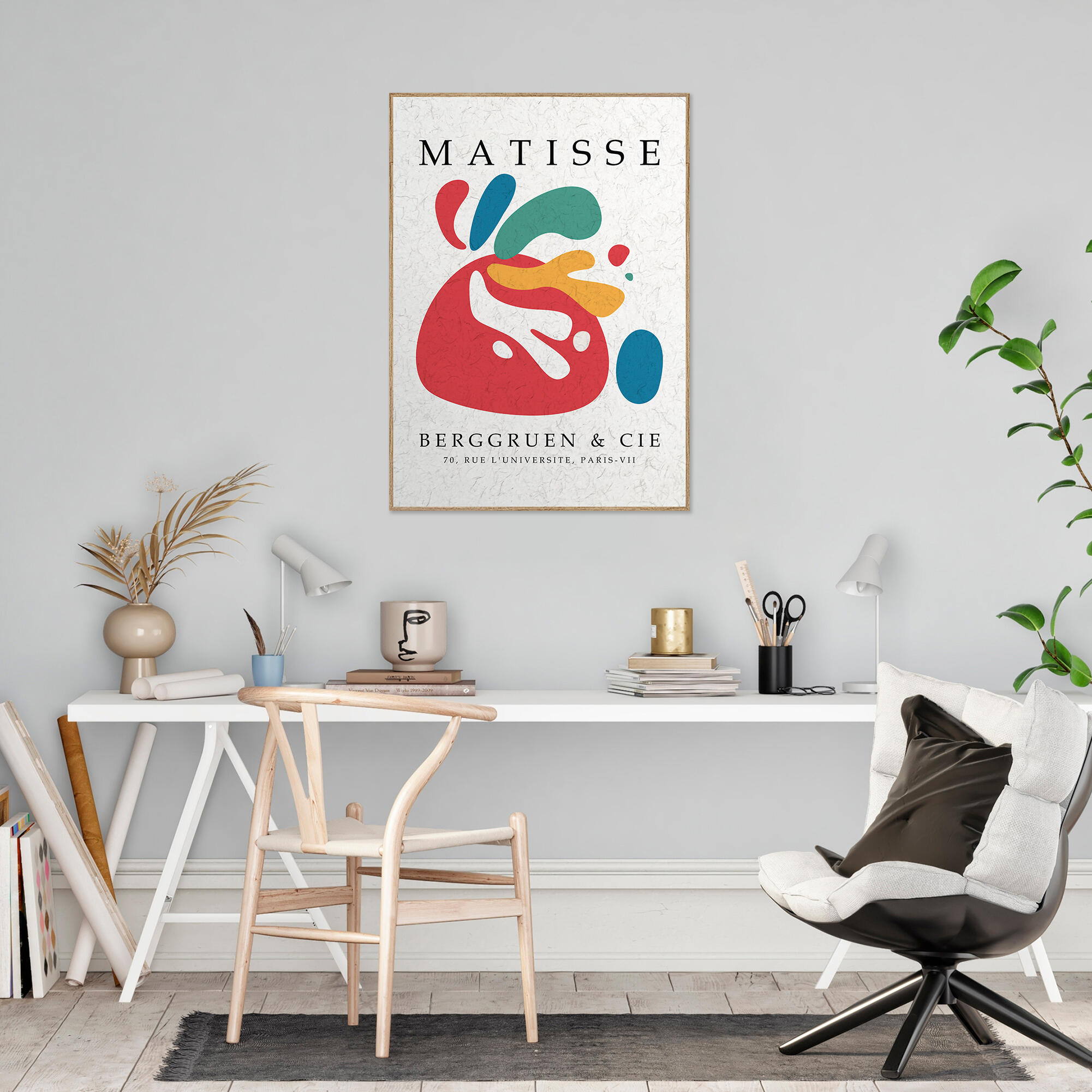 Cuadro con marco matisse abs 51 cm x 71 cm