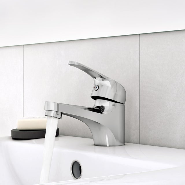 Mitigeur de lavabo chrome S, Natu, SENSEA