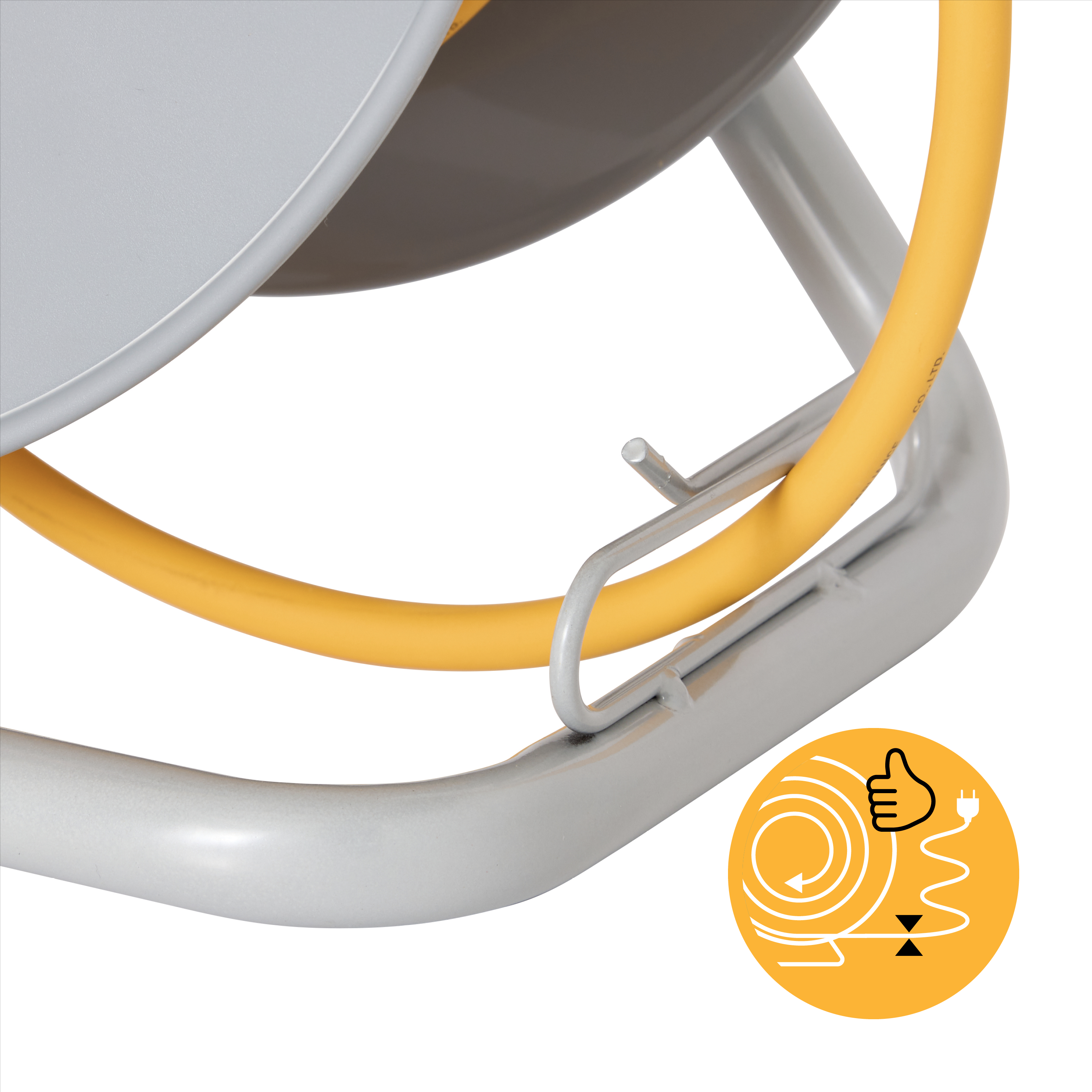 Enrolador LEXMAN exterior IP55 4 tomadas 3g1,5 H07-RNF 30metros branco/cinza - 10