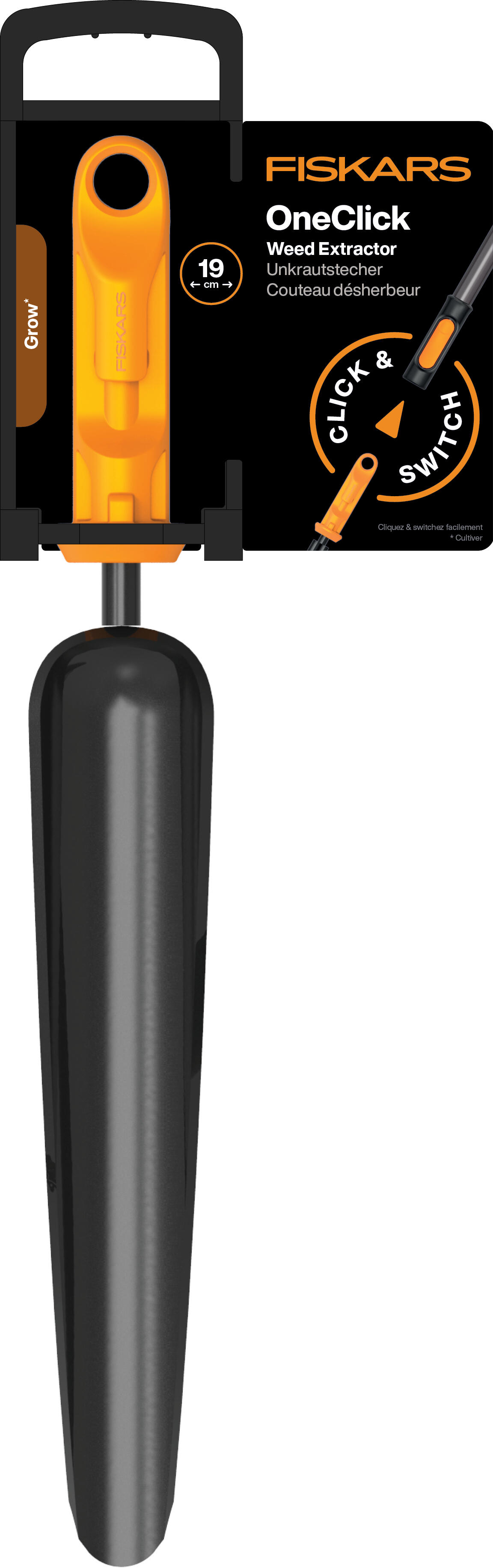 Désherbeur désherbage acier OneClick FISKARS - 5