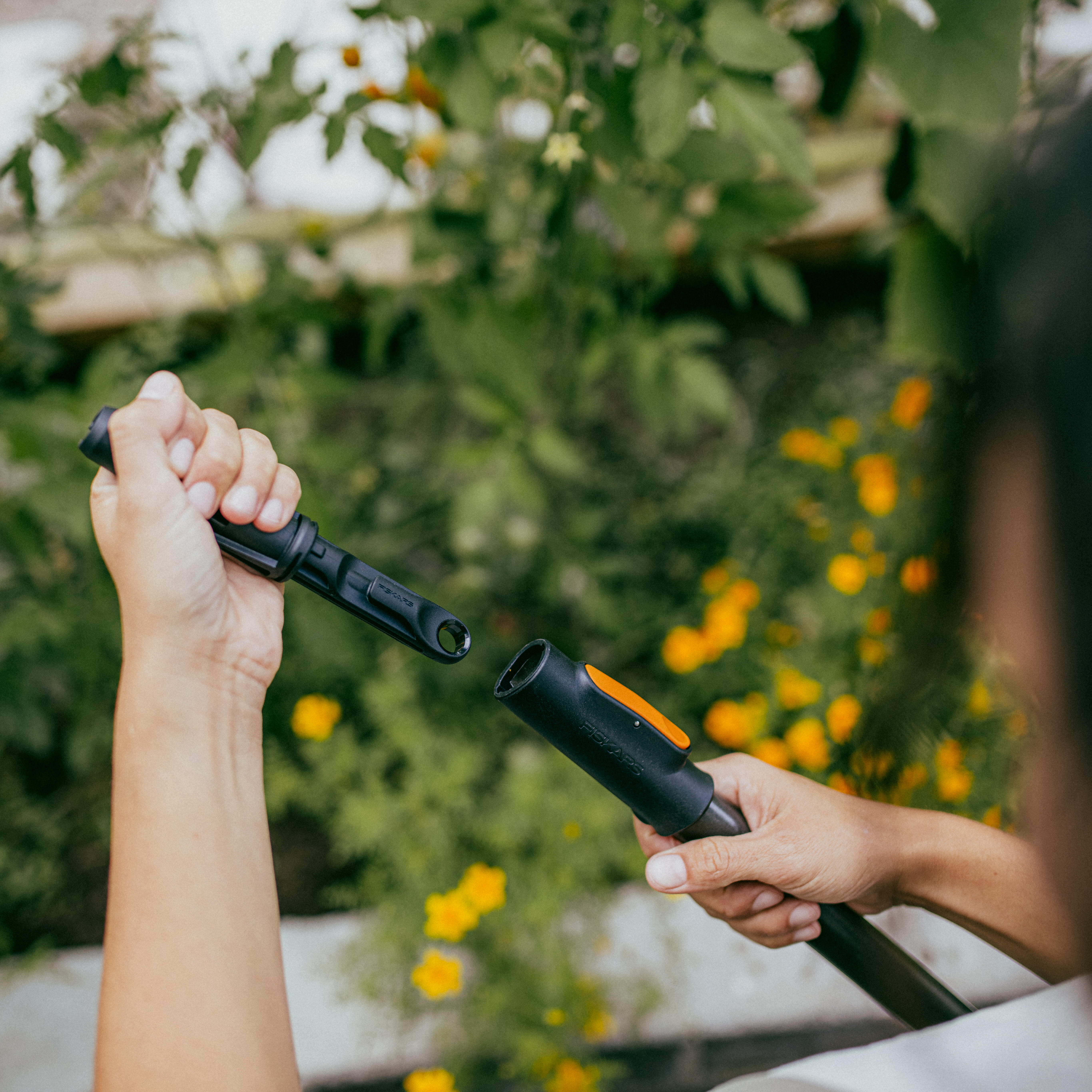 Adapteur manche aluminium OneClick FISKARS - 2
