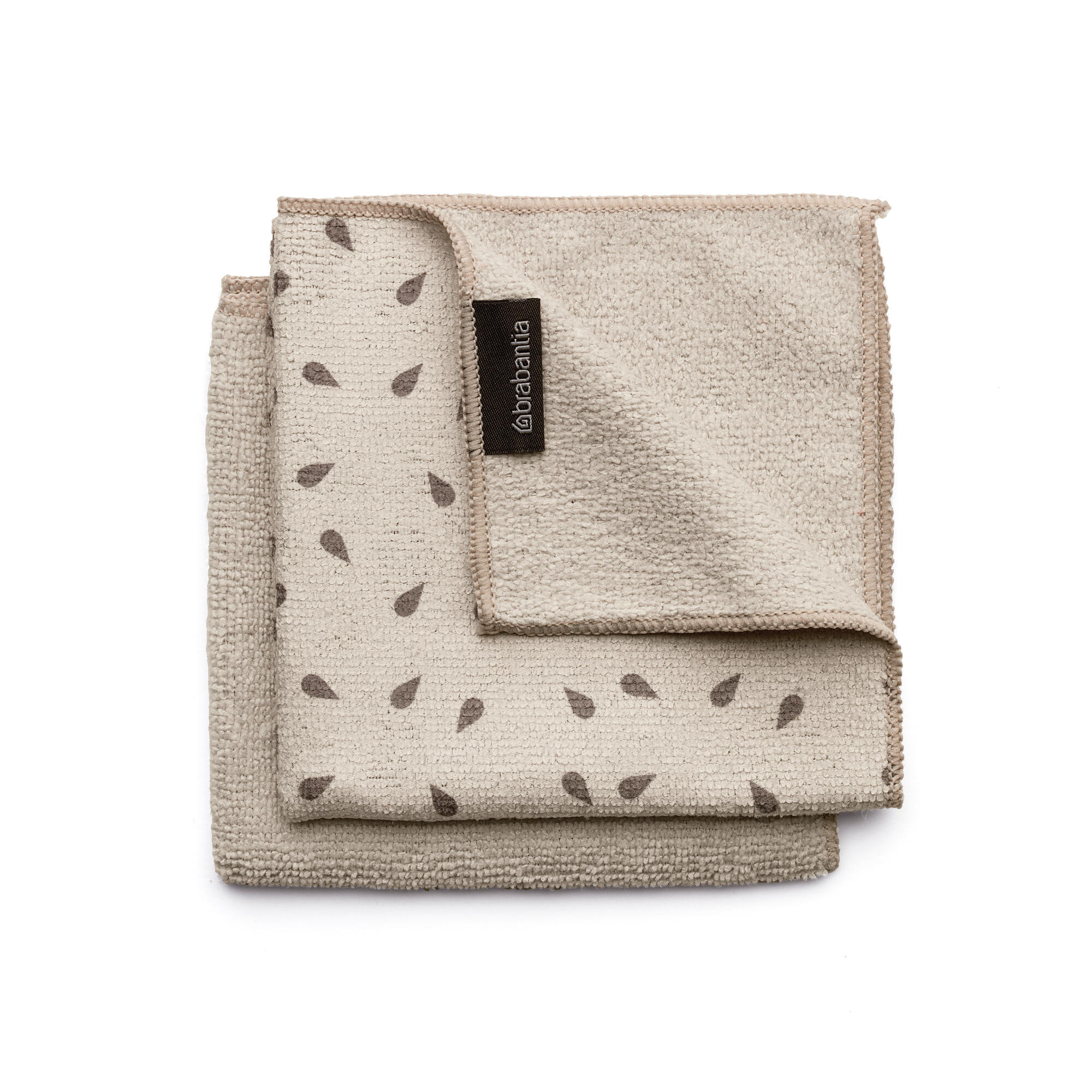 Paño limpiaplatos microfibra BRABANTIA beige 30x30 cm (2u) - 3