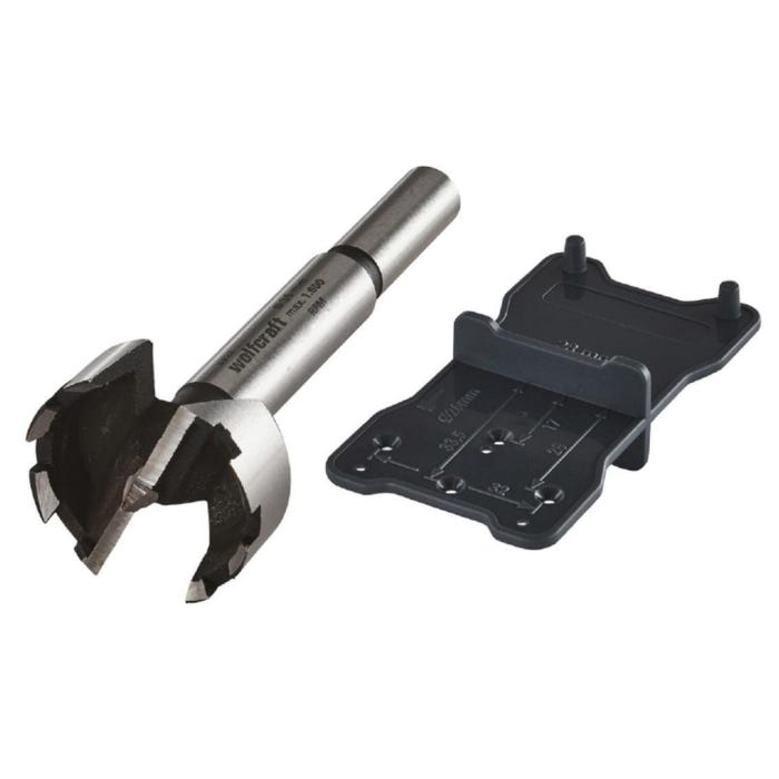 Kit encastrement charnière invisible wolfcraft