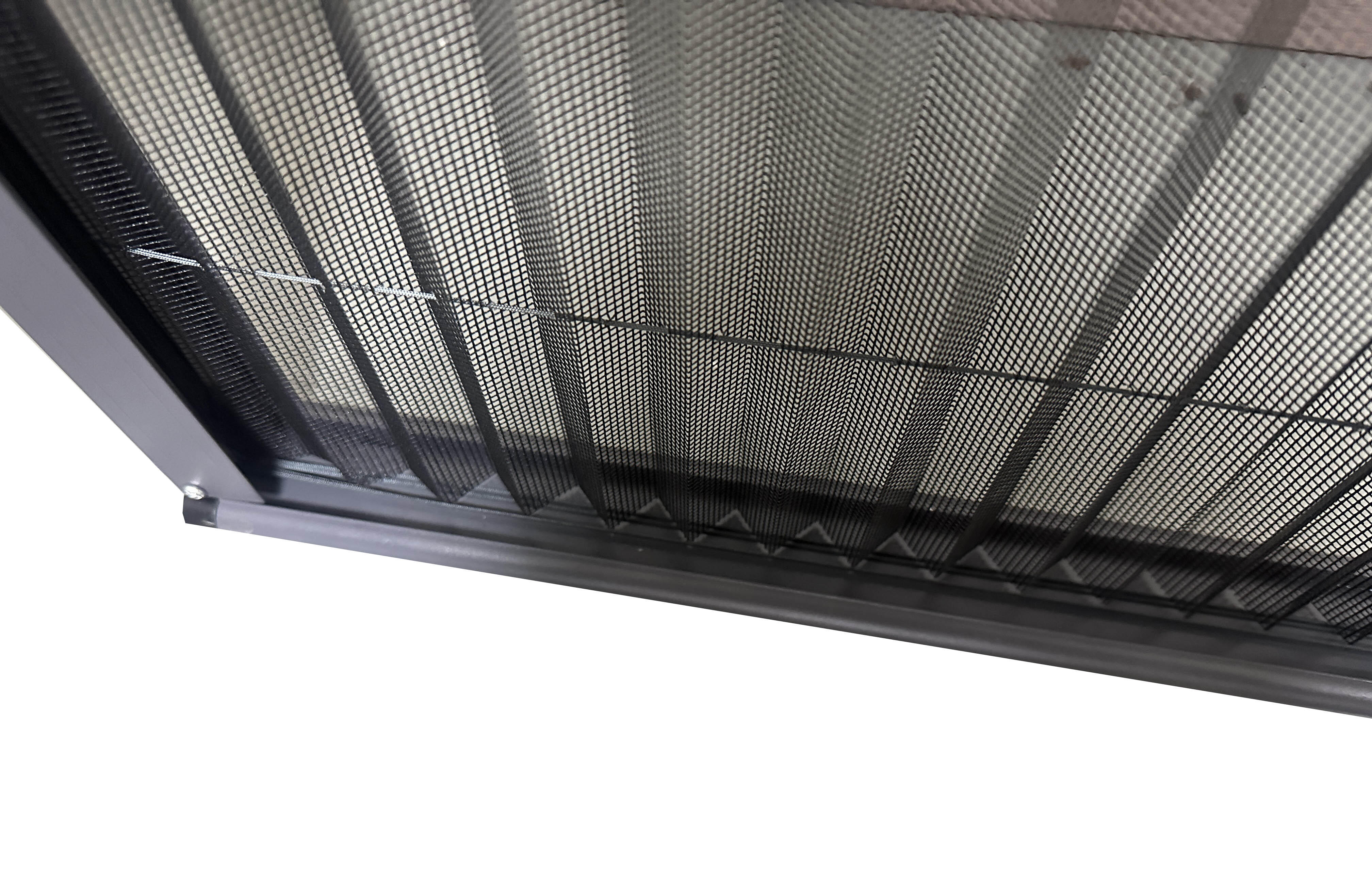 Moustiquaire côté 3m pour pergolas GREEN OUTSIDE coloris gris, L.278 x H.234 cm - 3