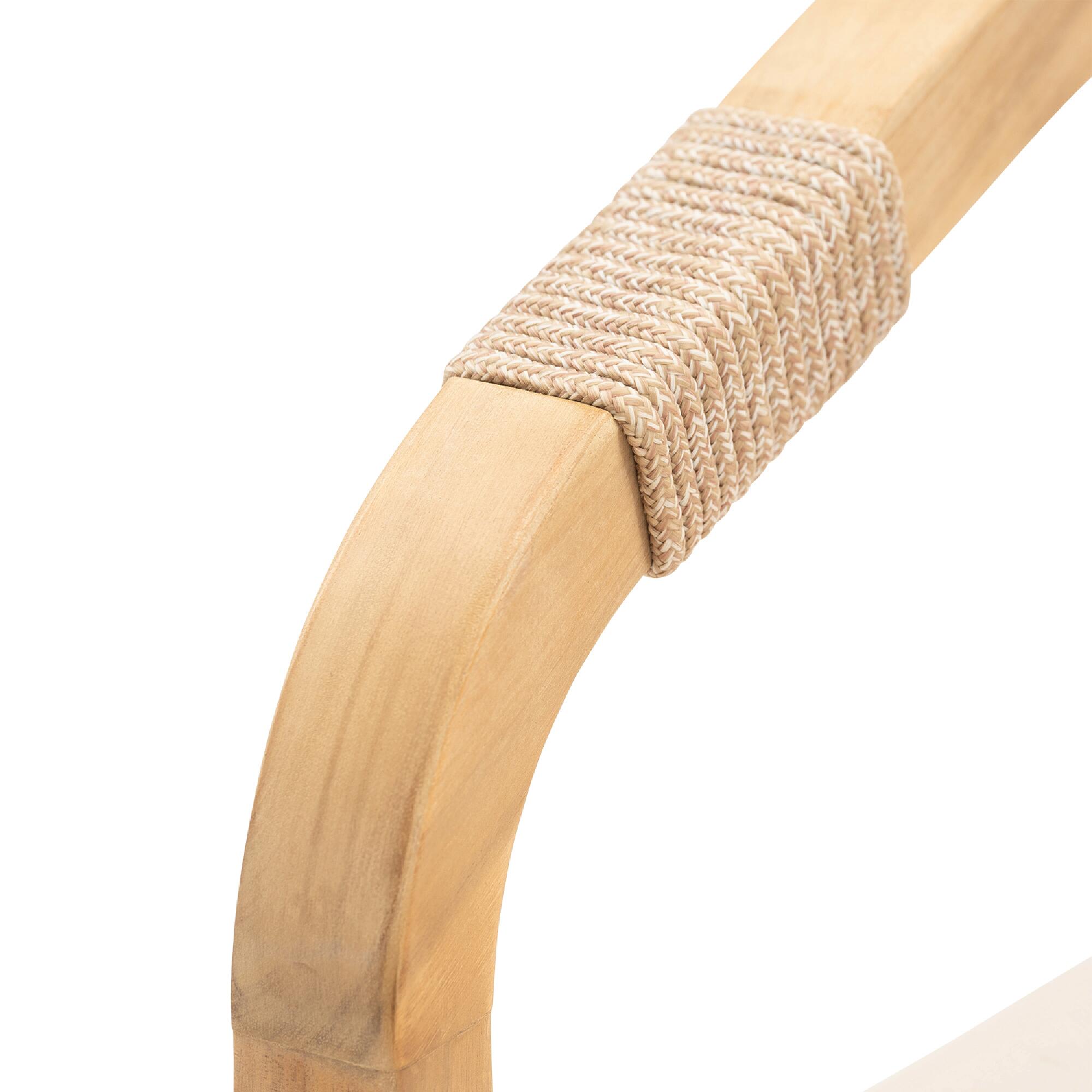 Set de comedor Siena de madera de acacia 6 plazas - 6