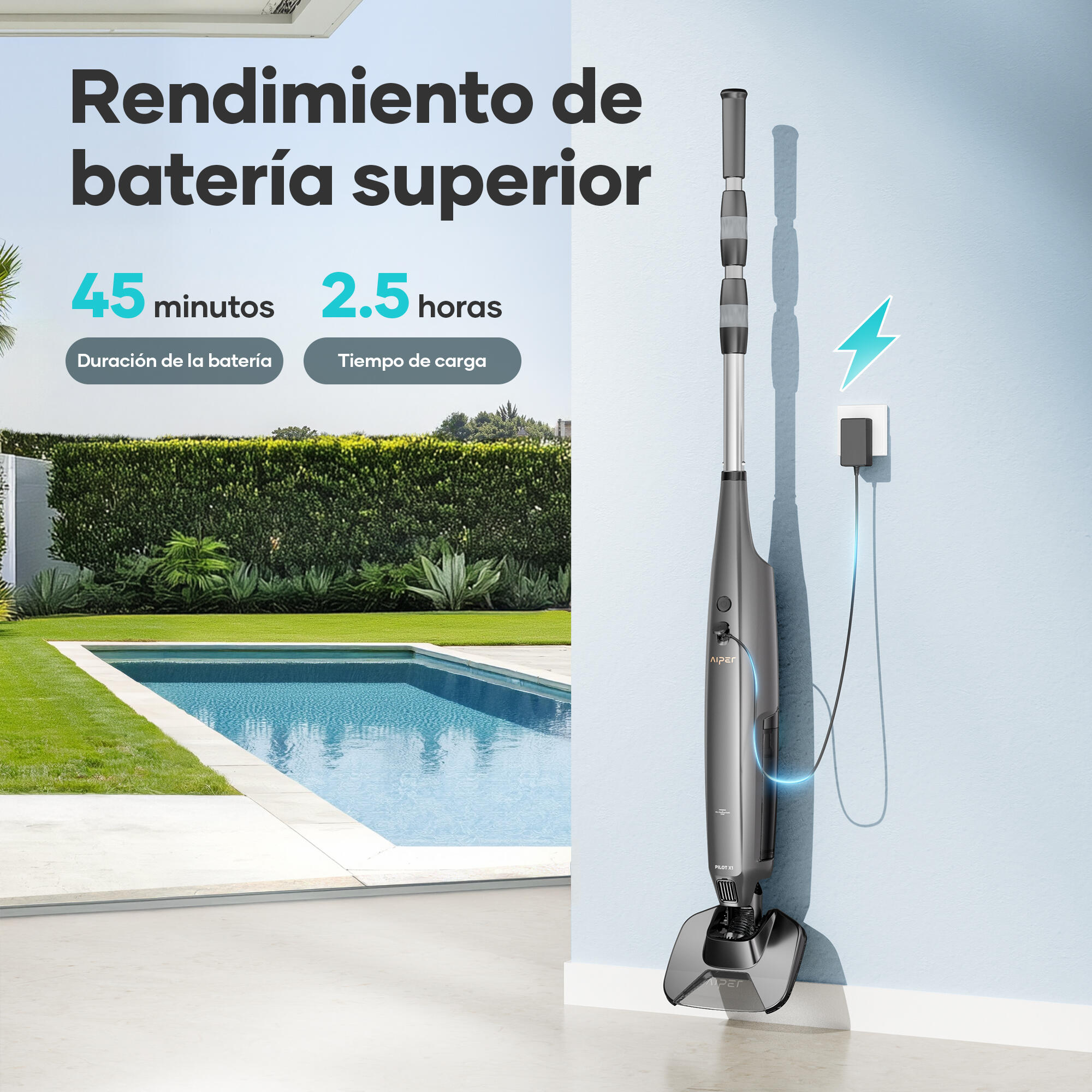 Aspiradora de piscina Pilot X1 - 6