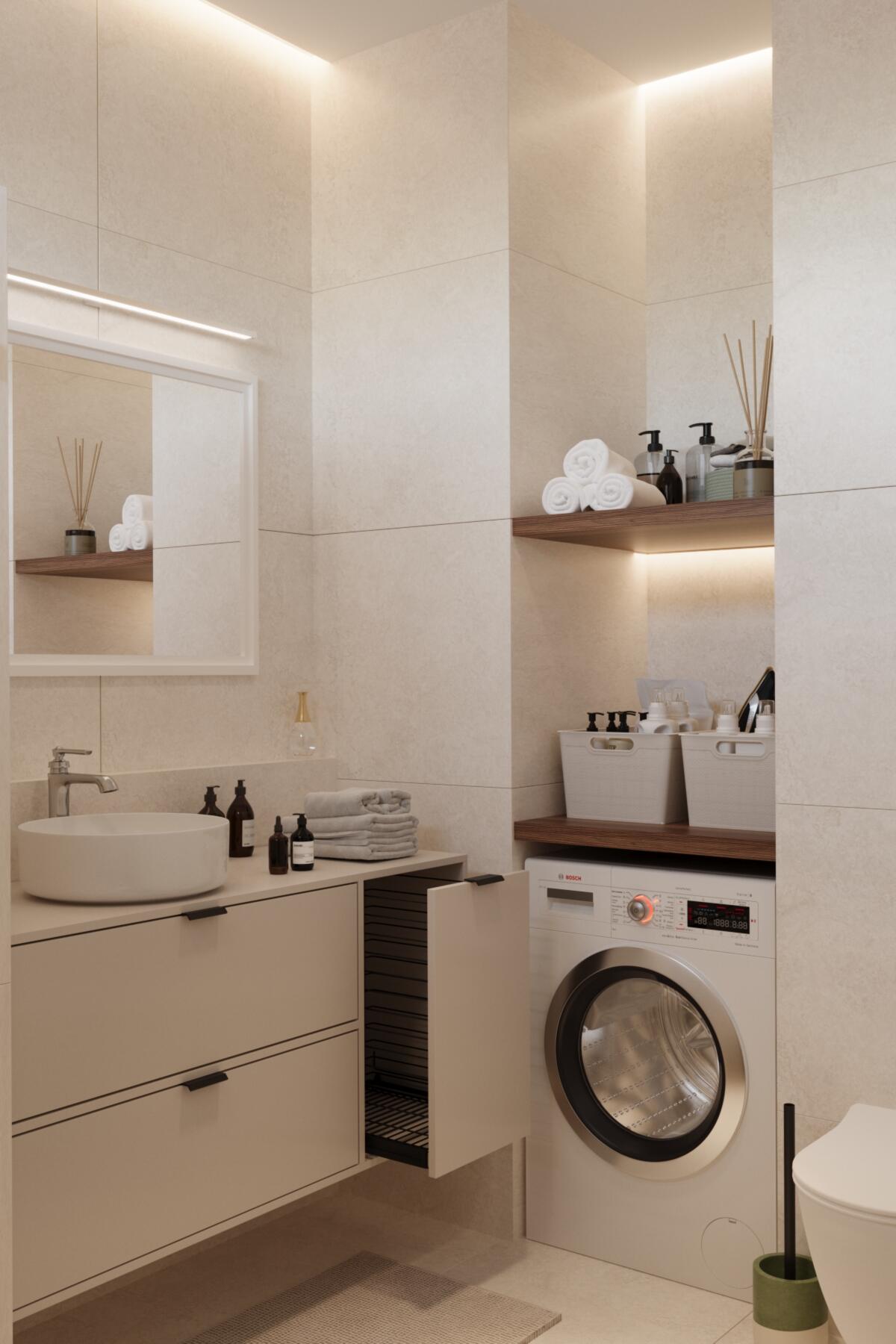 Umywalka nablatowa Studio Round 37 cm biała SENSEA - 2