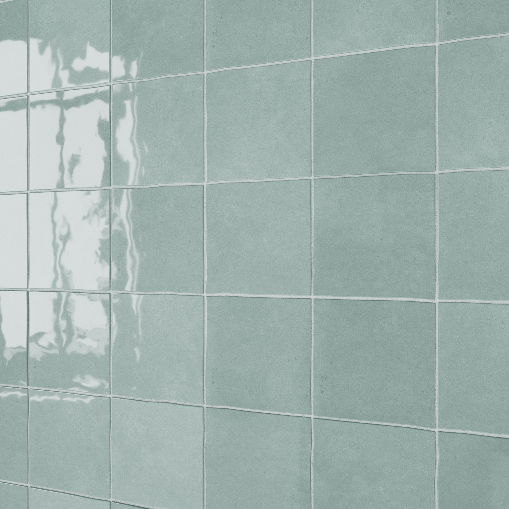 Carrelage mur intérieur Bricklane Aqua effet zellige l.10 x L.10 cm ARTENS - 3