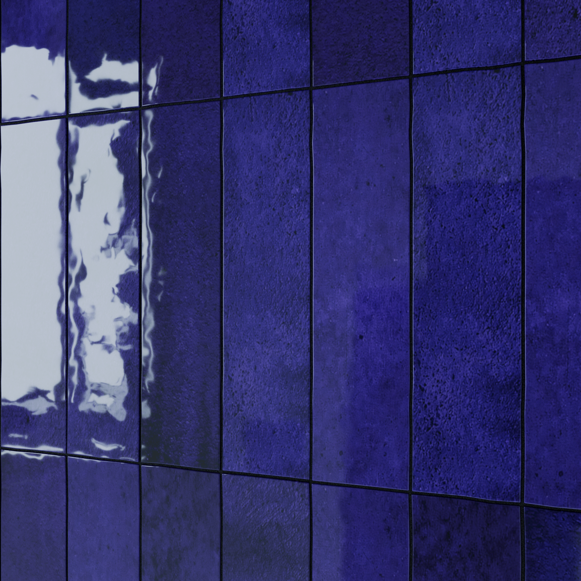 Carrelage mur intérieur Bricklane Indigo effet zellige l.7.4 x L.30.1 cm ARTENS - 3
