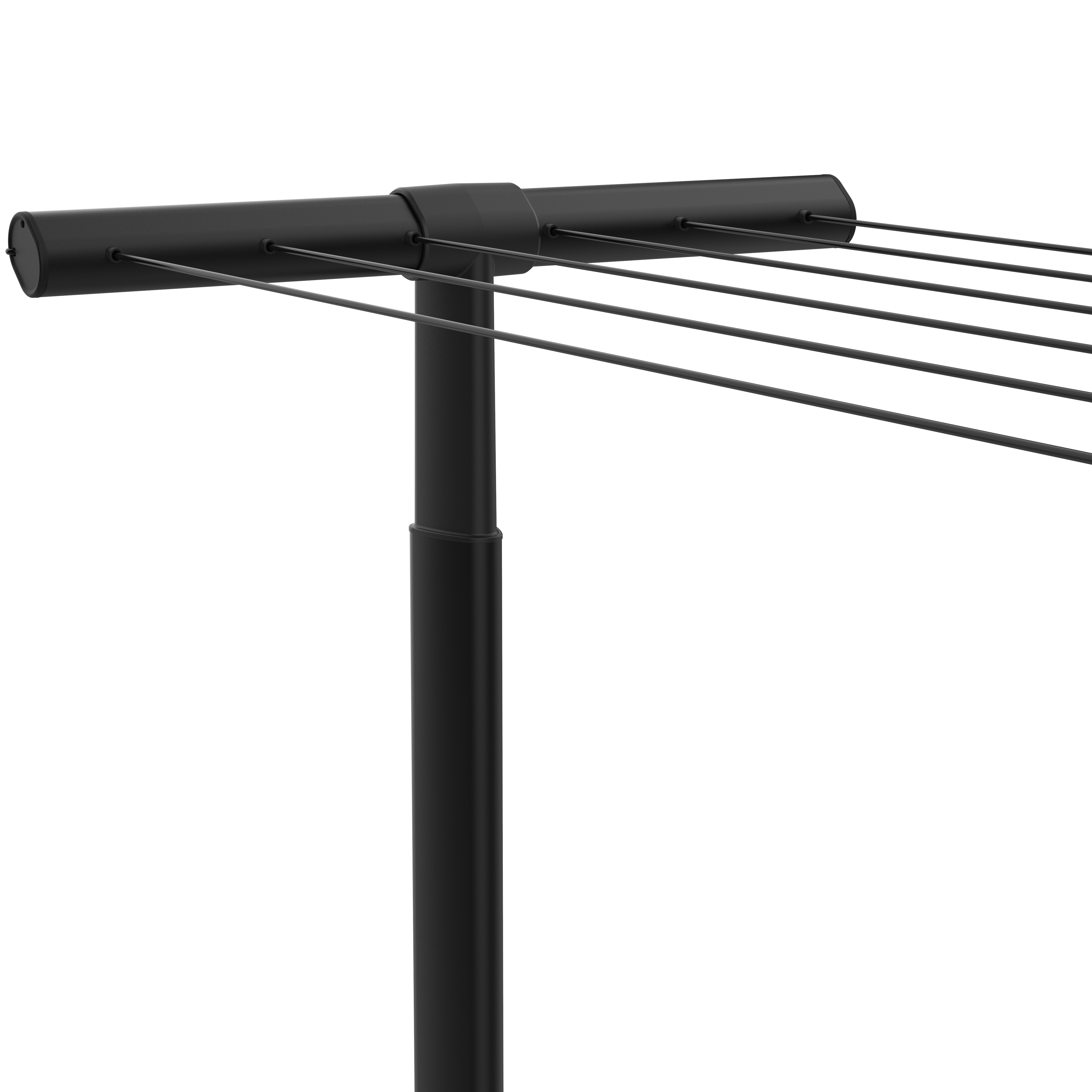Poteau aluminium noir - 7